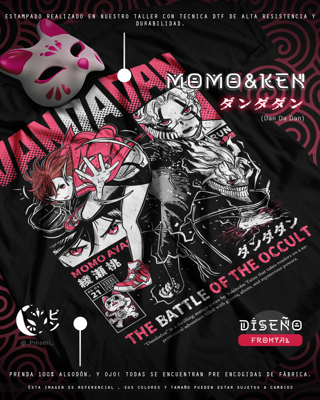 Diseño Momo & Ken - Dan Da Dan Tradicional