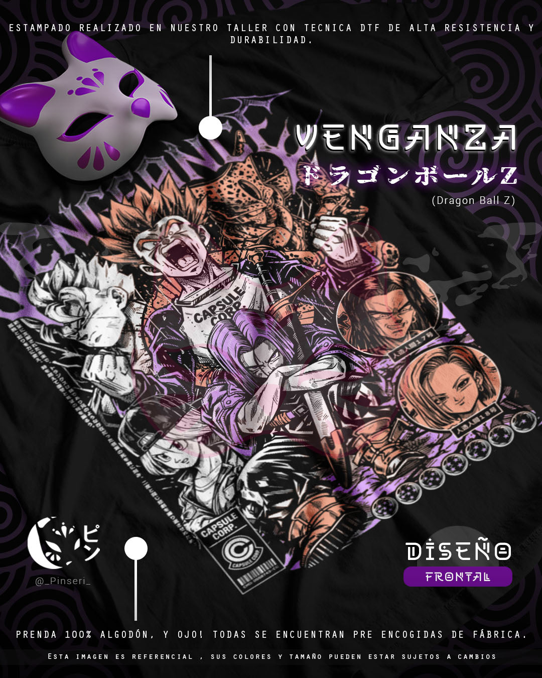 Diseño Venganza - Dragon Ball Z Tradicional