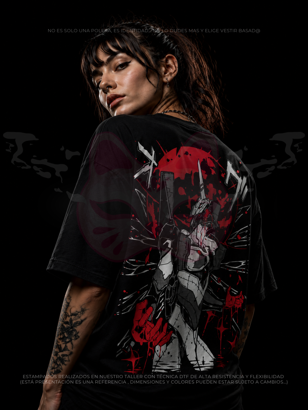 Diseño Unidad 01 -  Neon Genesis Evangelion Frontal y Espalda