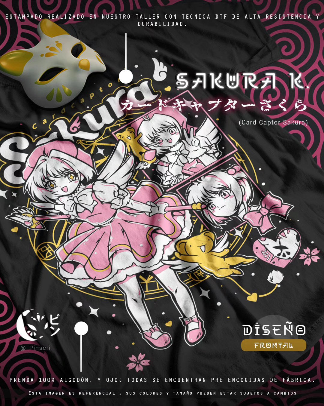Diseño Sakura Kinomoto - Sakura Card Captor Tradicional