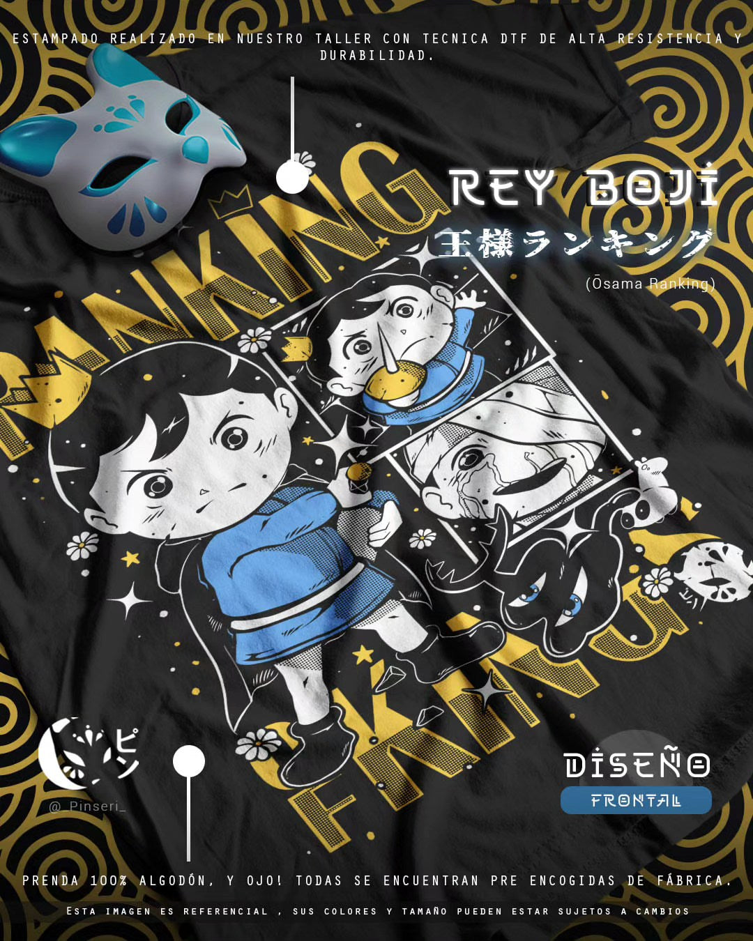 Diseño Rey Boji - Ranking of Kings Tradicional
