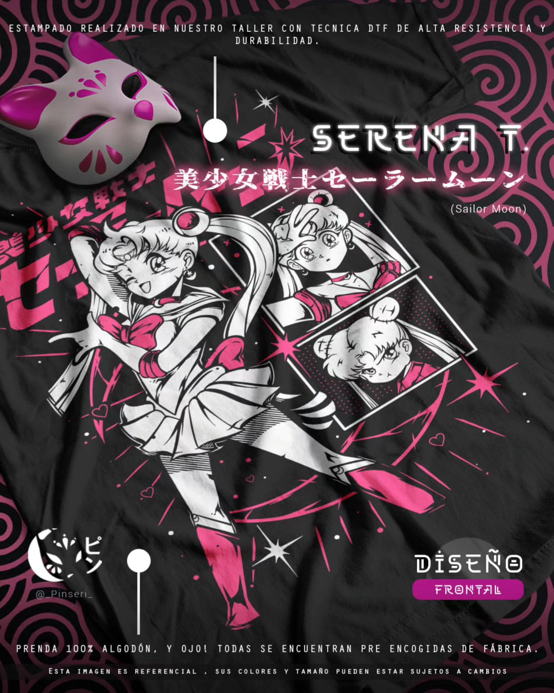 Diseño Serena Tsukino - Sailor Moon Tradicional