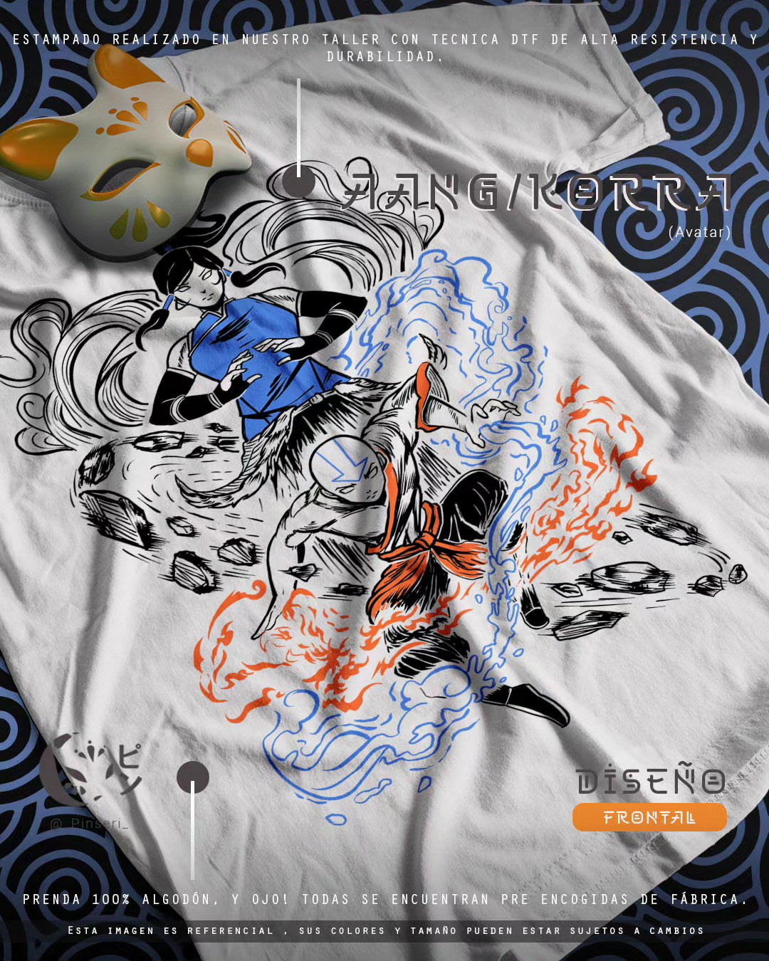 Diseño Aang & Korra - Avatar Tradicional
