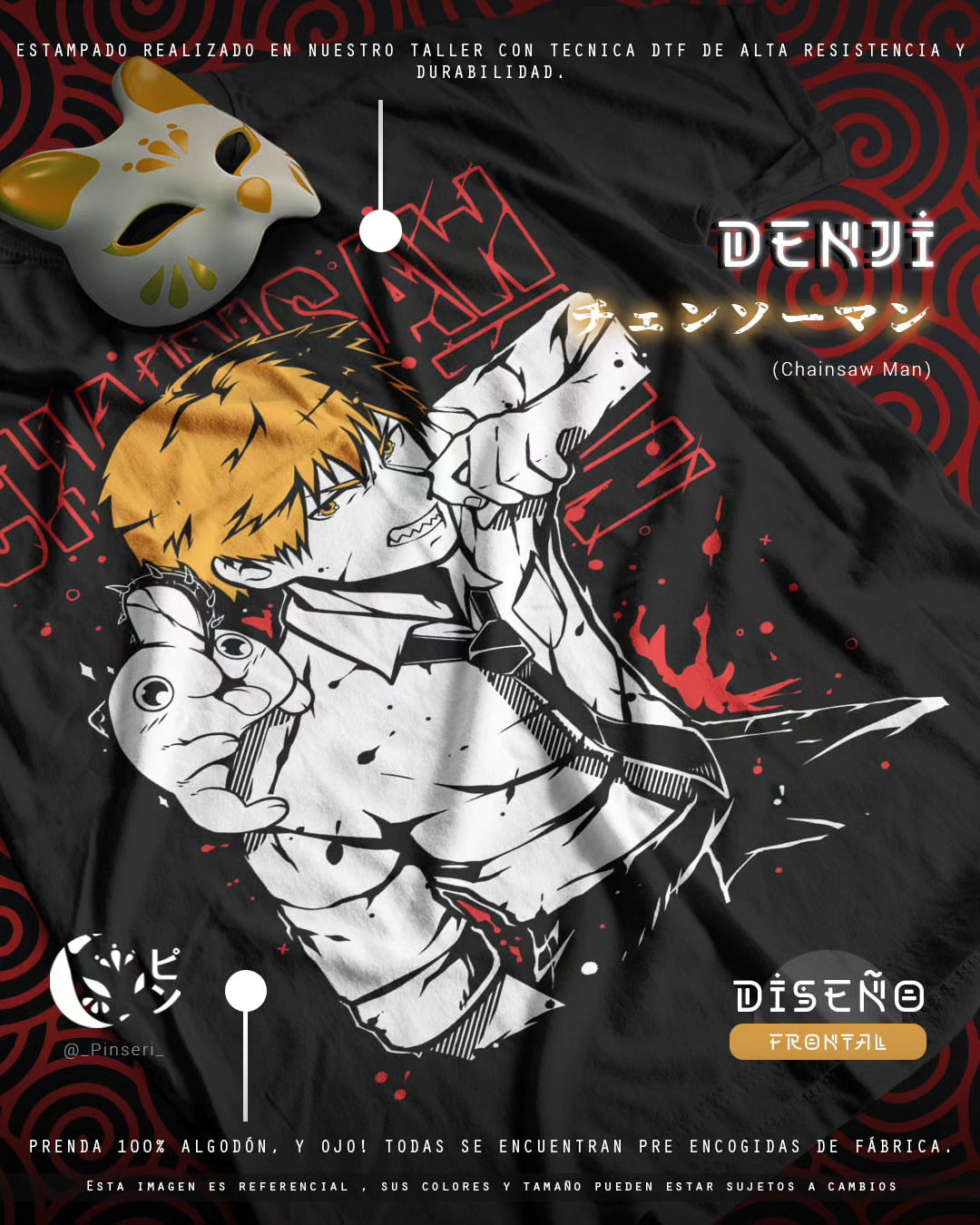 Diseño Denji - Chainsaw Man Tradicional