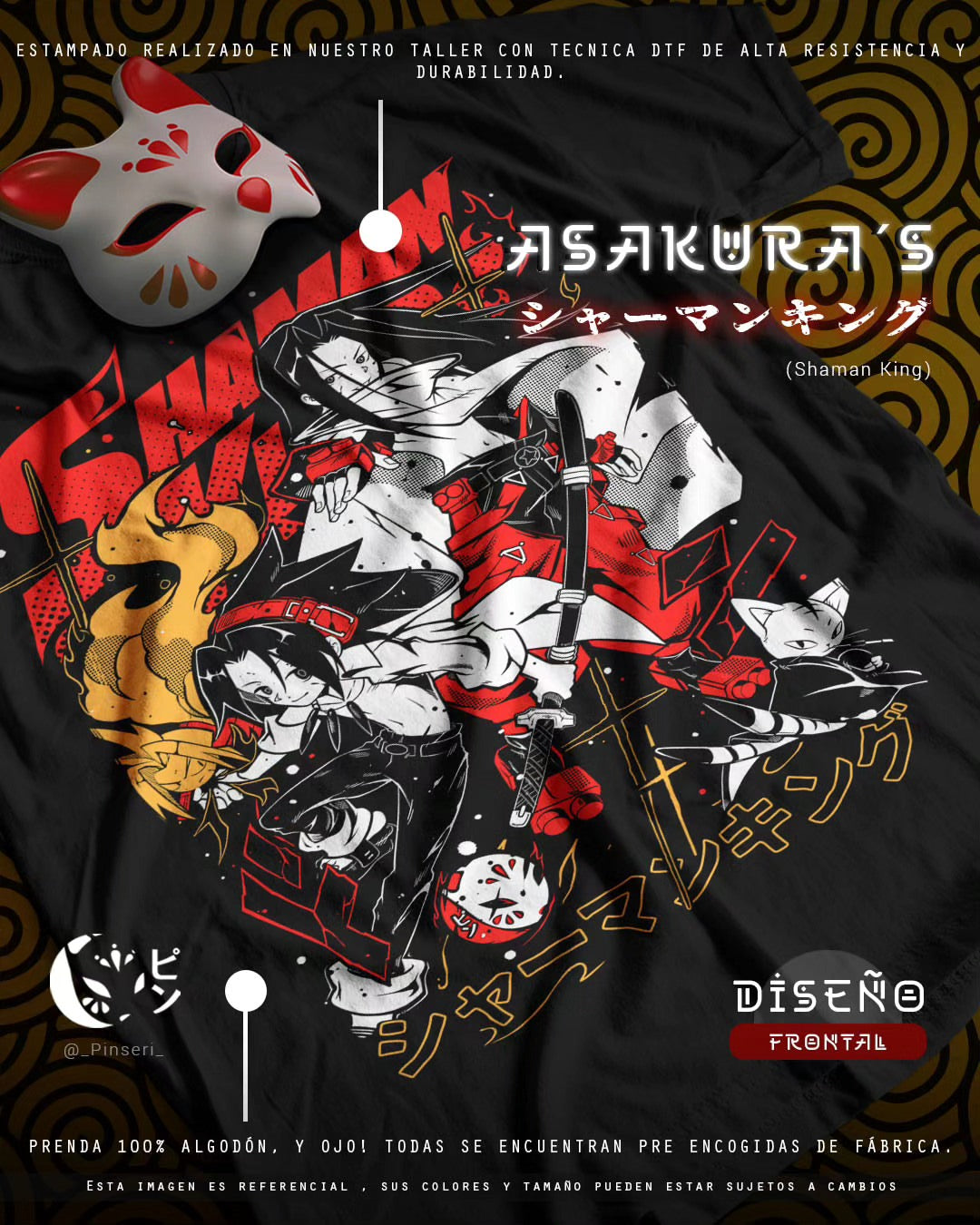 Diseño Asakura´s - Shaman King Tradicional