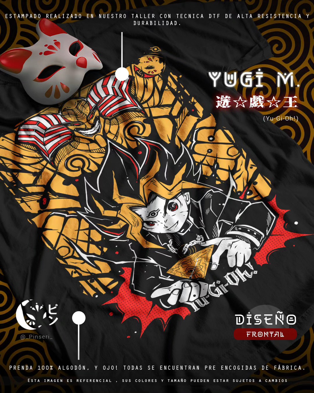 Diseño Yugi Muto - Yu-Gi-Oh! Tradicional