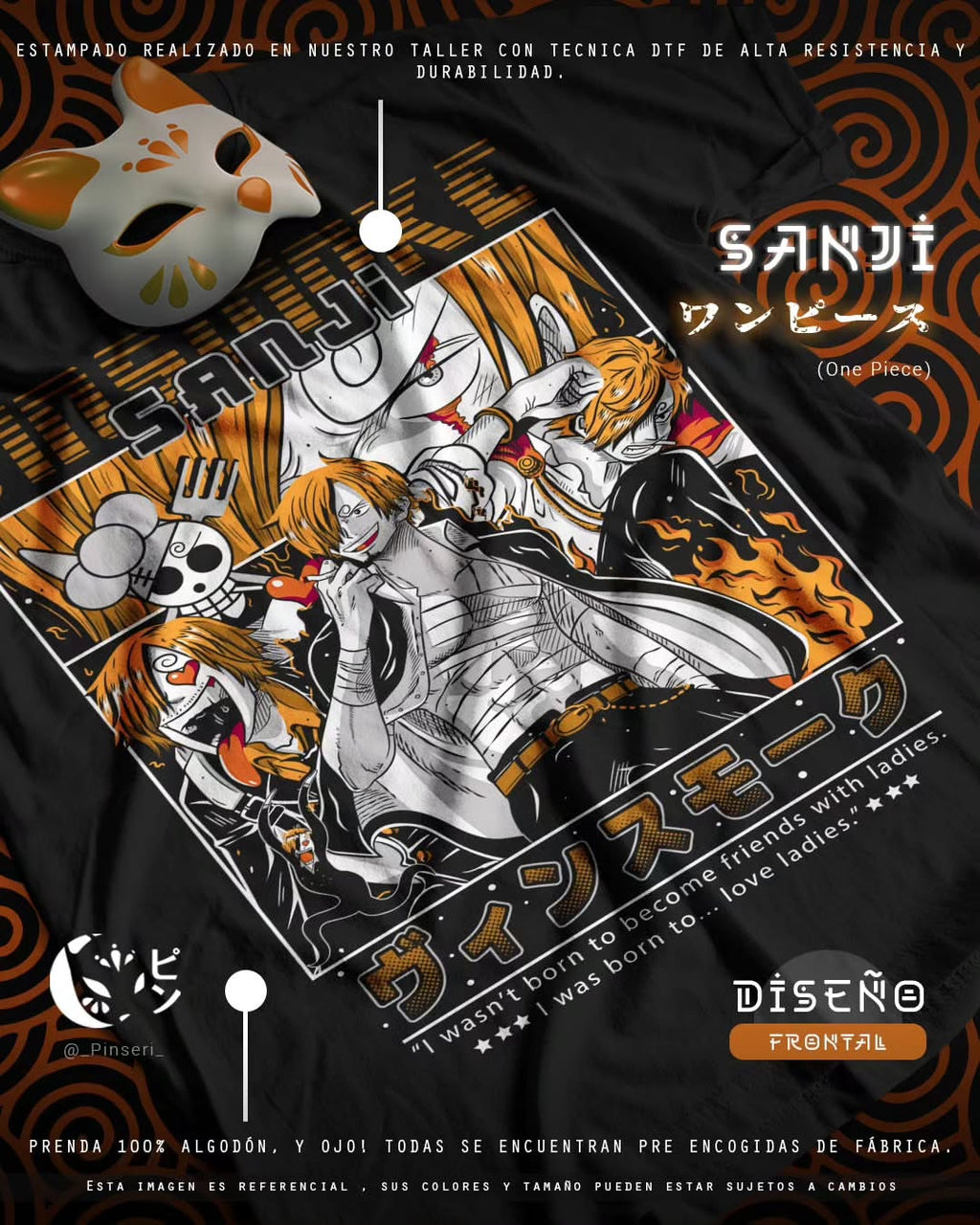 Diseño Sanji - One Piece Tradicional