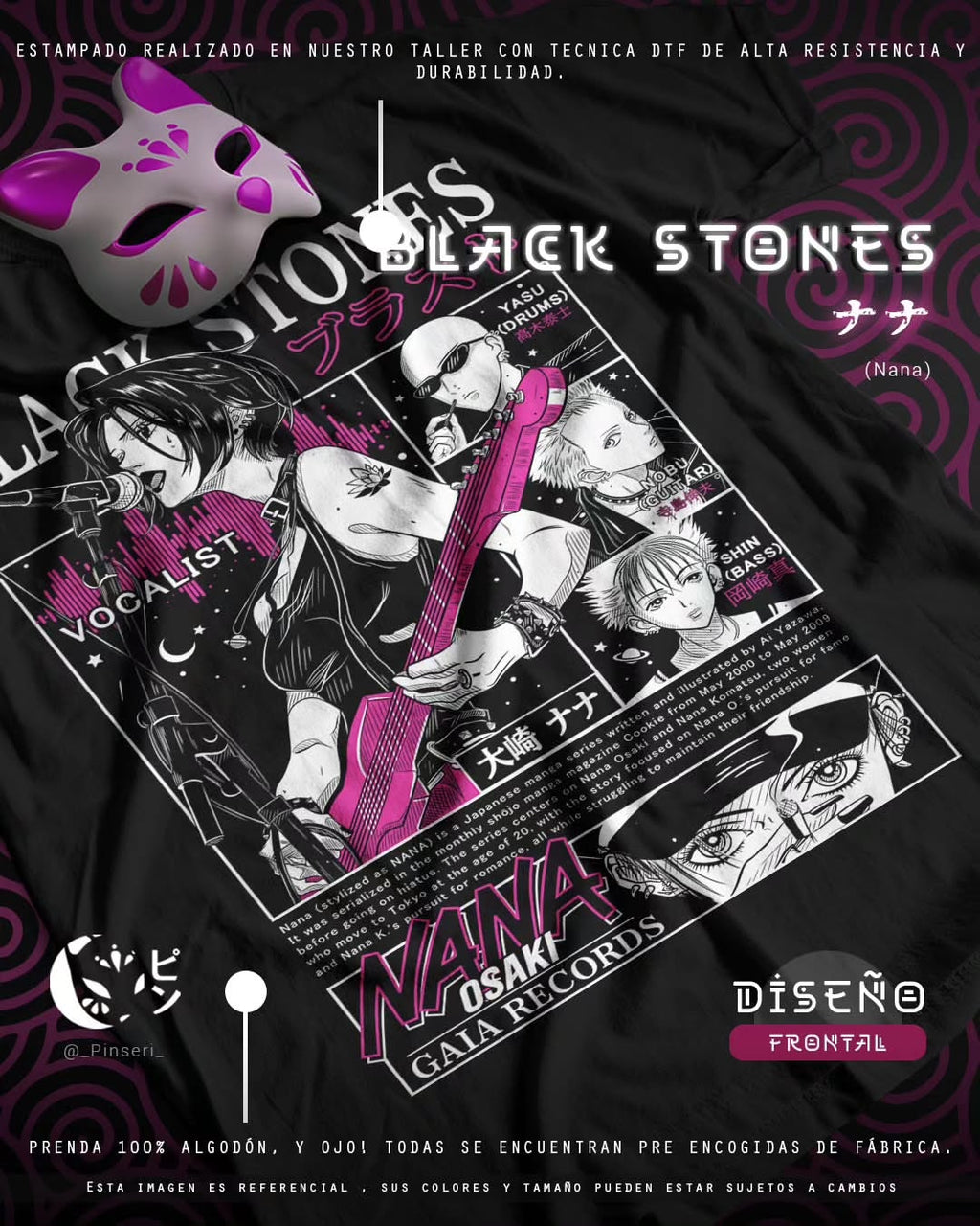 Diseño Black Stones  Tradicional