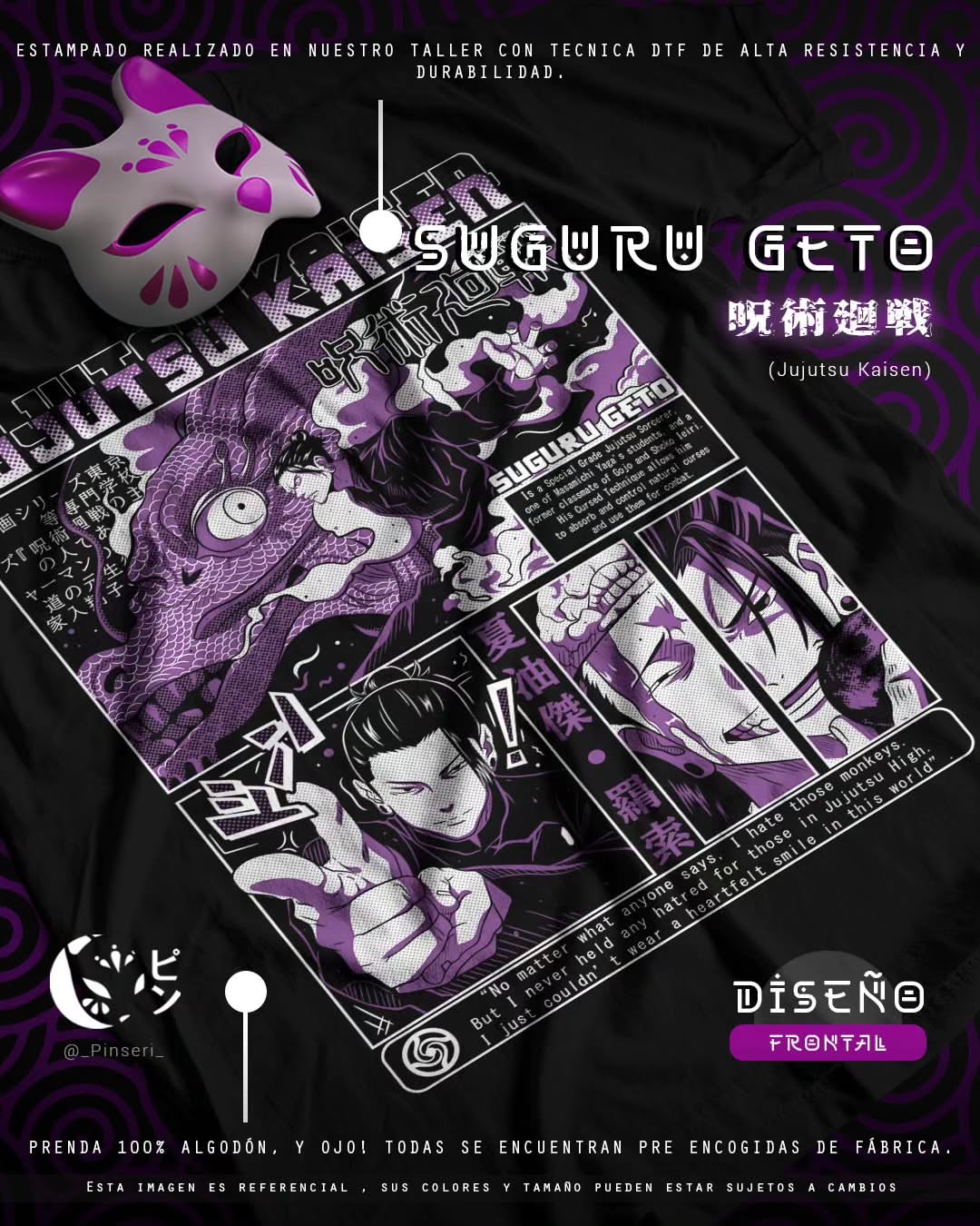 Diseño Getō - Jujutsu Kaisen Tradicional