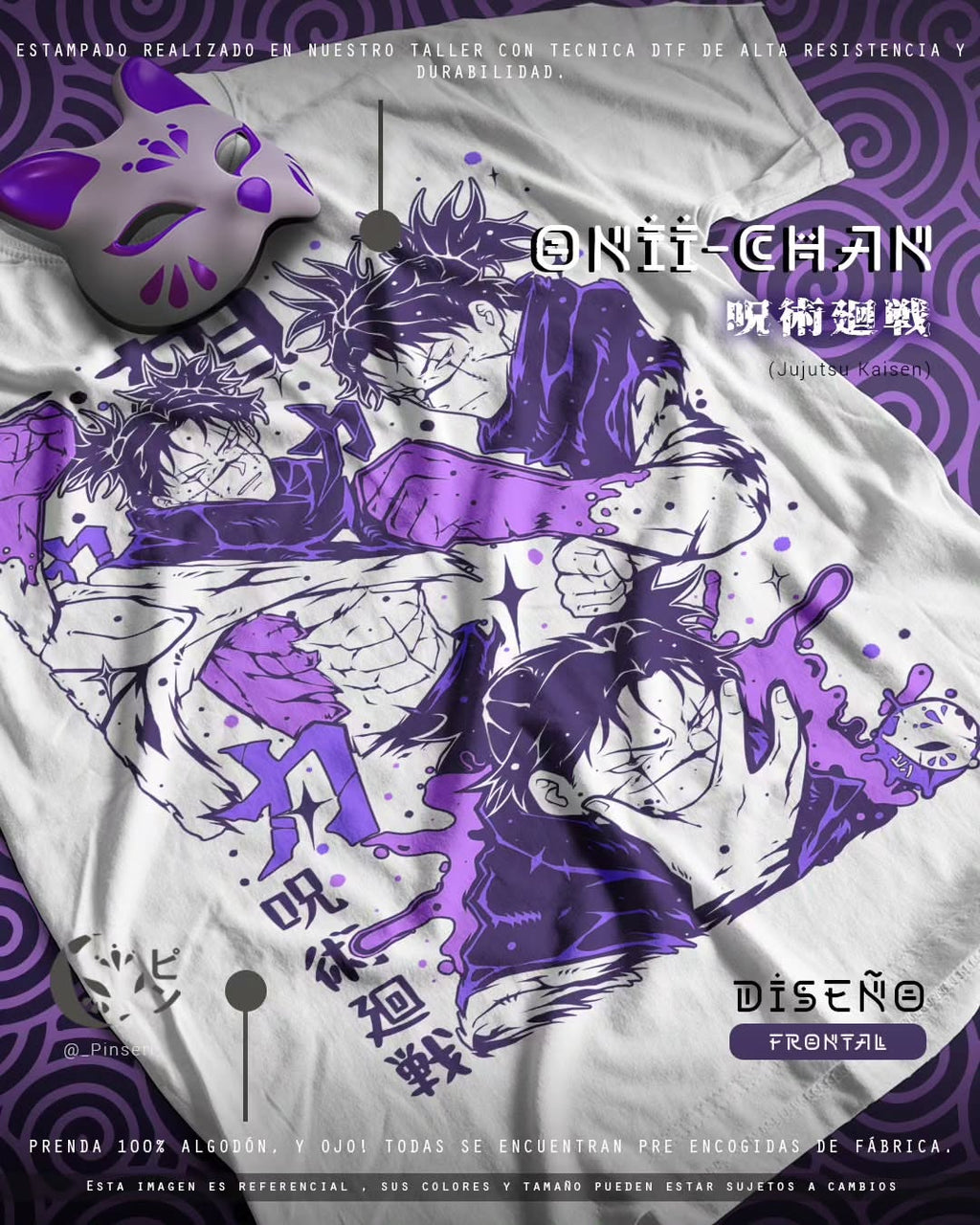Diseño Choso Onii Chan - Jujutsu Kaisen Tradicional
