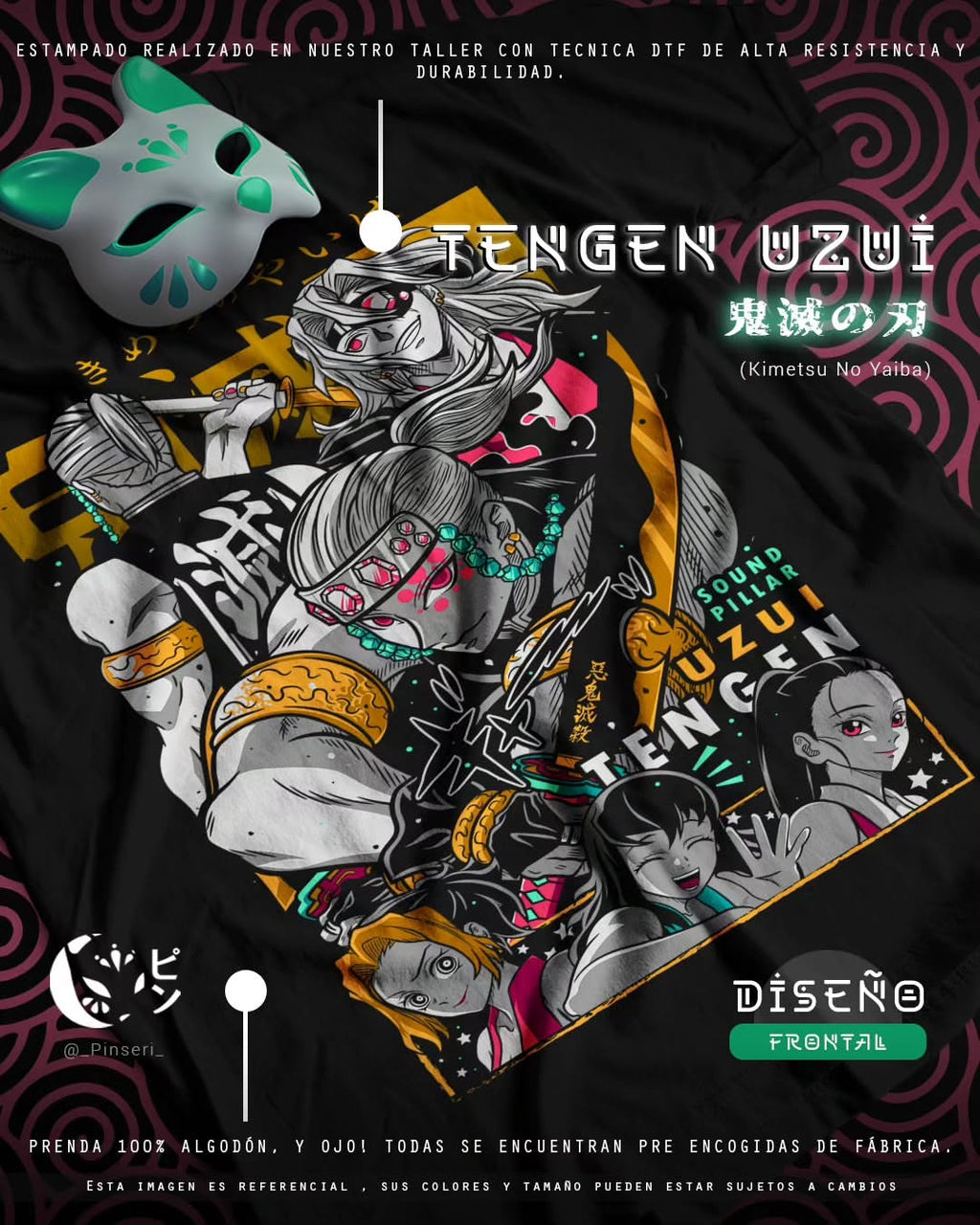 Diseño Tengen Uzui Tradicional