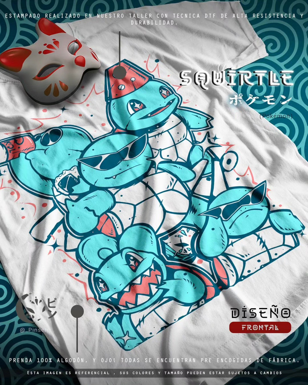 Diseño Squirtle Tradicional
