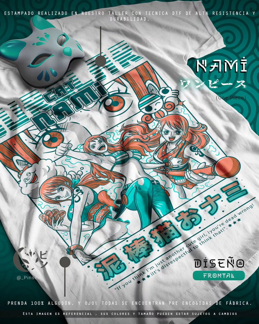 Diseño Nami - One Piece Tradicional