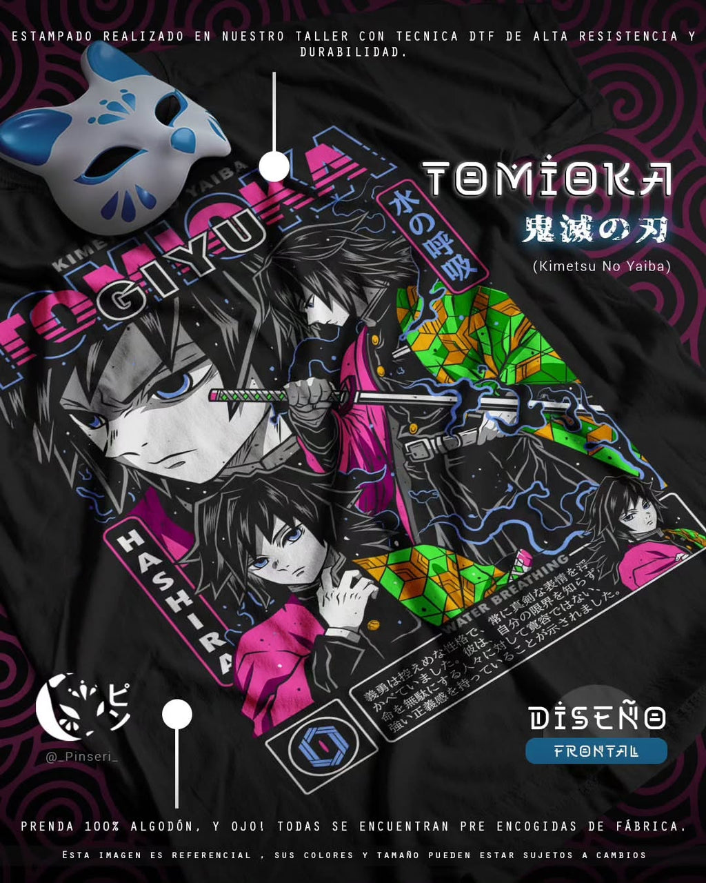 Diseño Tomioka - Kimetsu no Yaiba Tradicional