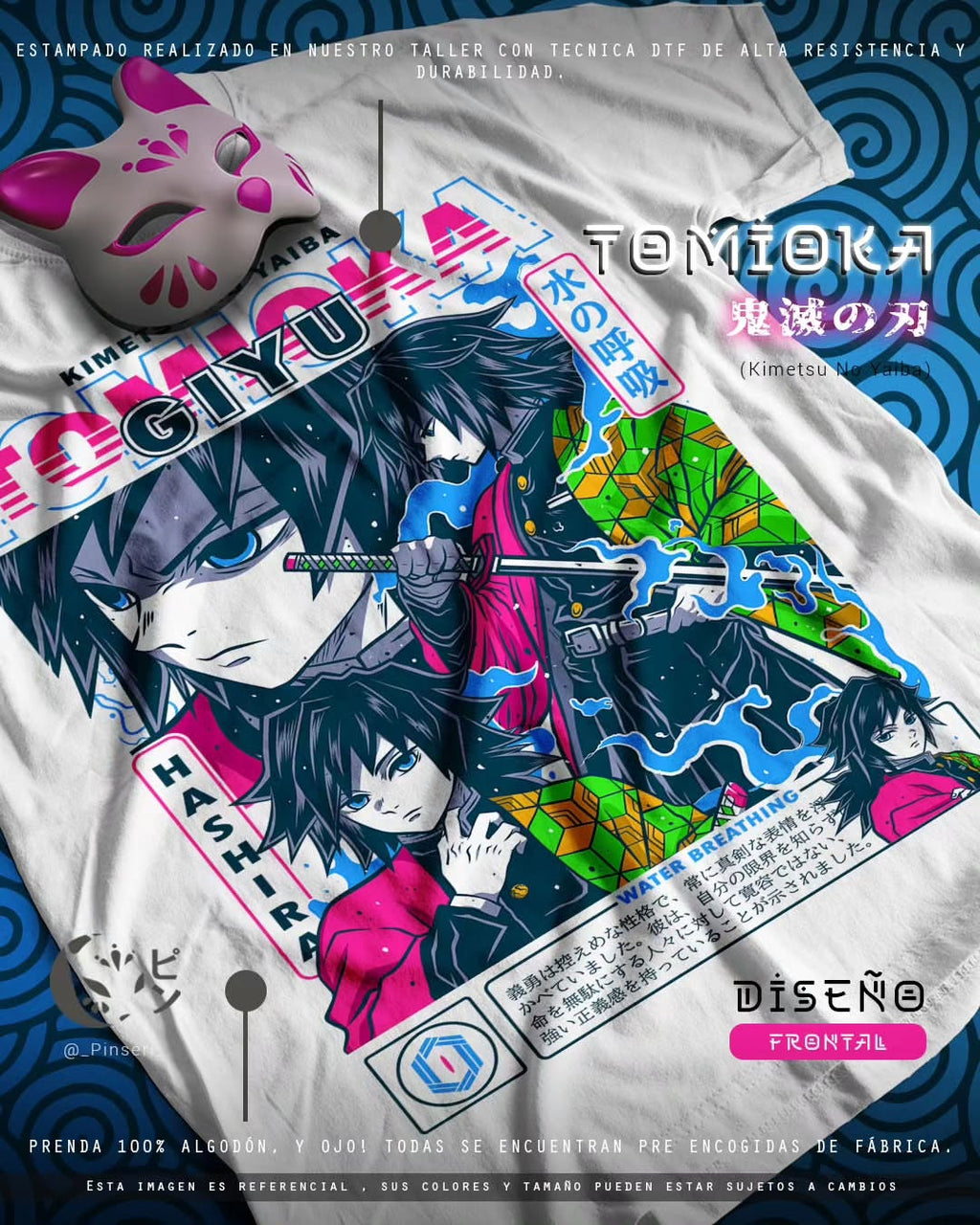 Diseño Tomioka - Kimetsu no Yaiba Tradicional