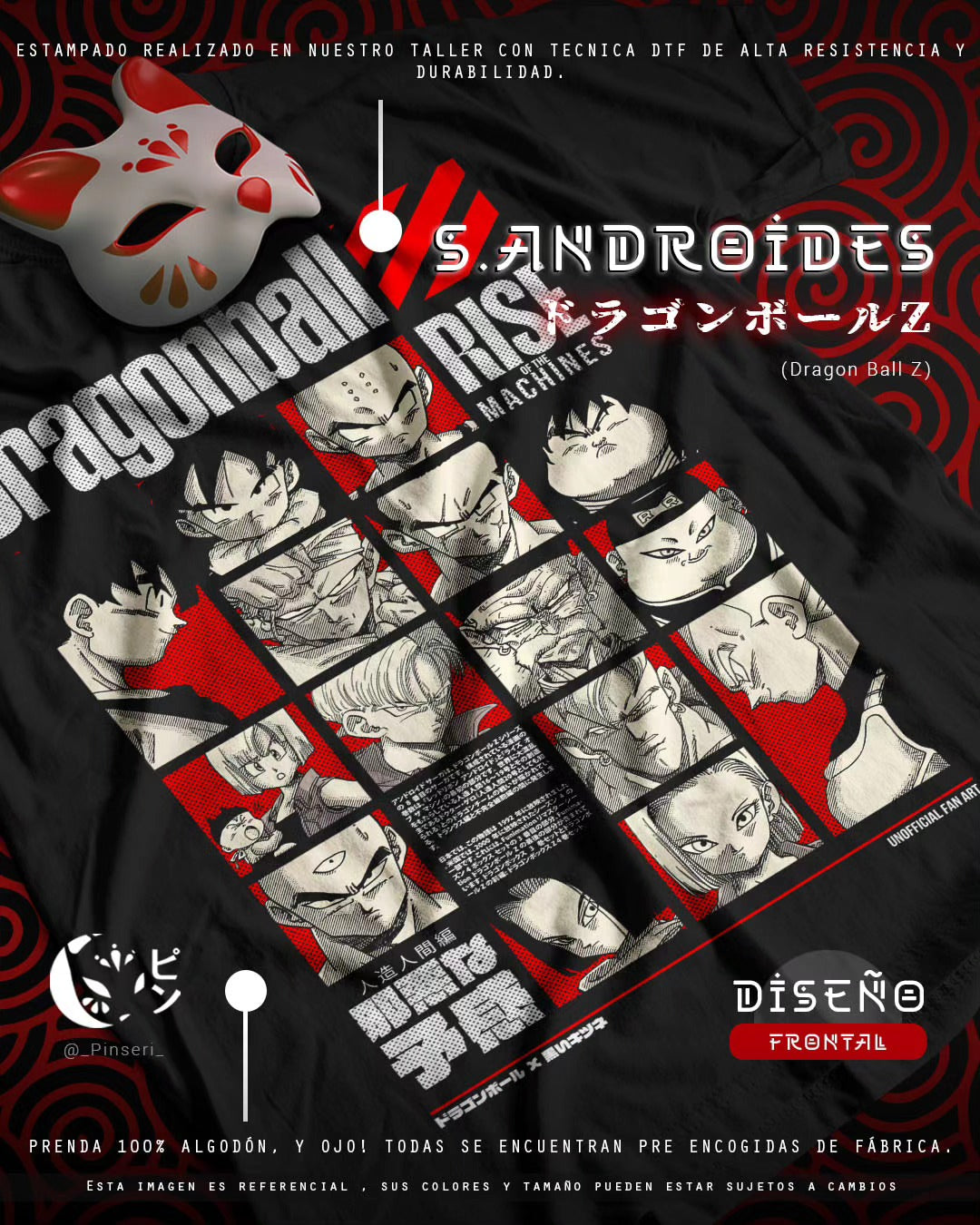 Diseño S.Androides - Dragon Ball Z Tradicional
