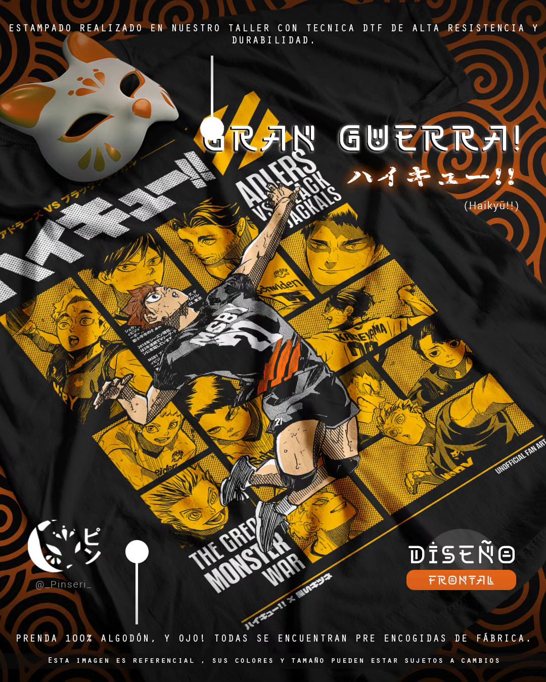 Diseño Gran Guerra - Haikyū Tradicional