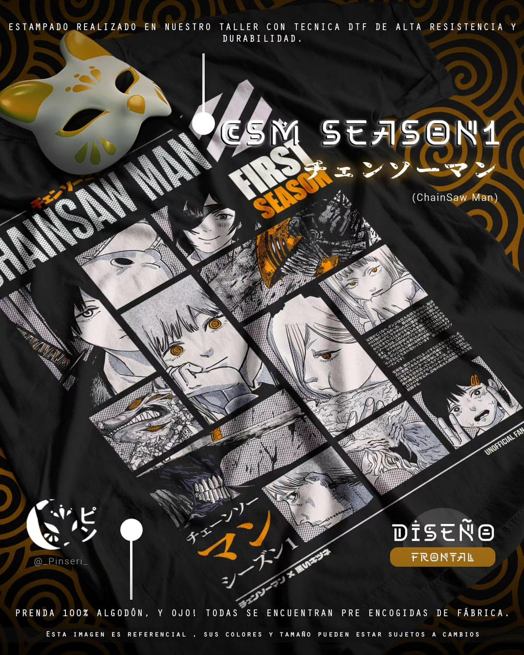 Diseño CSM Season1 - Chainsaw Man Tradicional