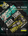 Diseño Asta VS Yuno - Black Clover Tradicional