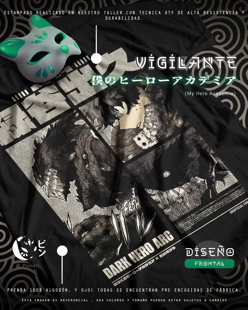 Diseño Deku Vigilante - My Hero Academia Tradicional