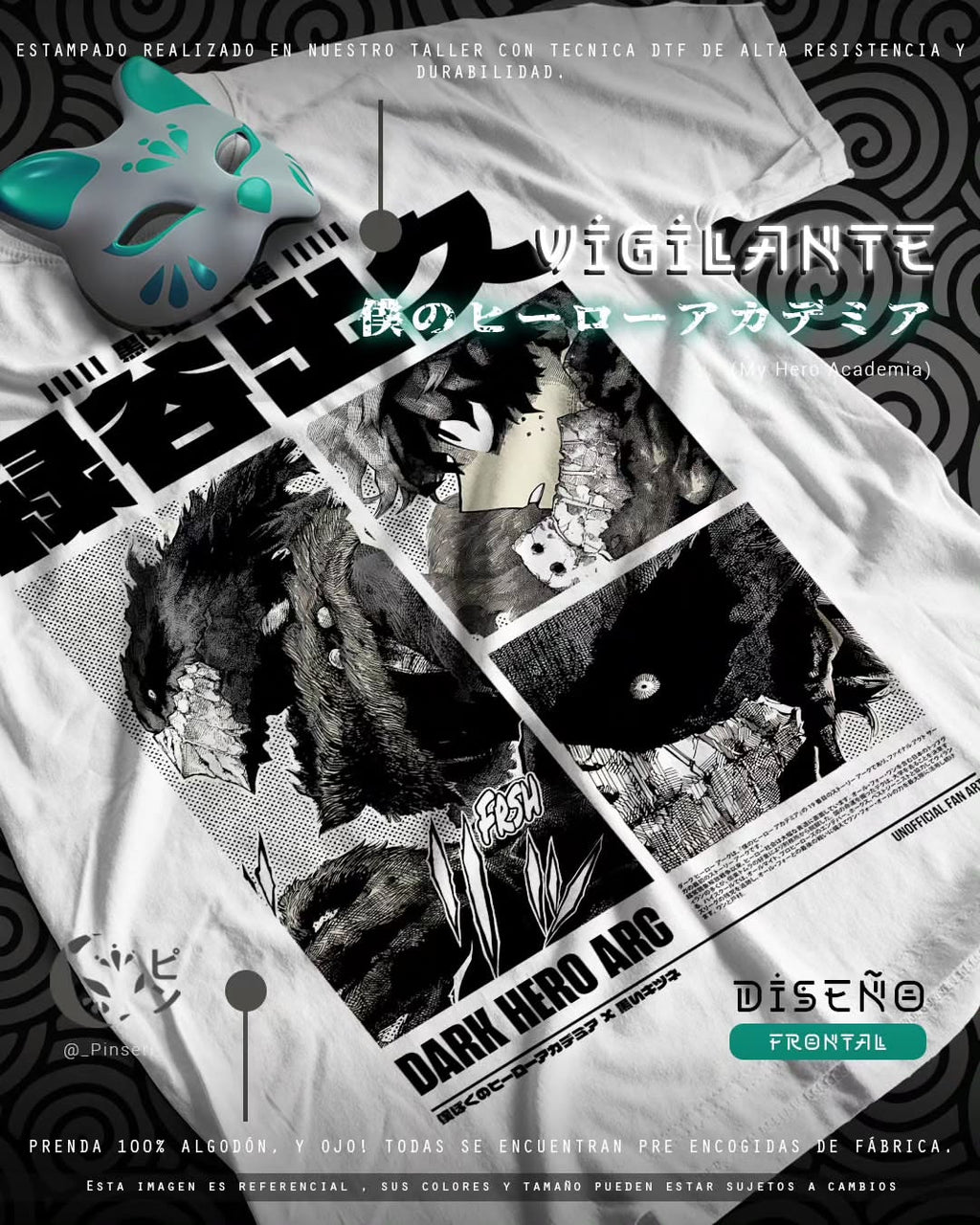 Diseño Deku Vigilante - My Hero Academia Tradicional