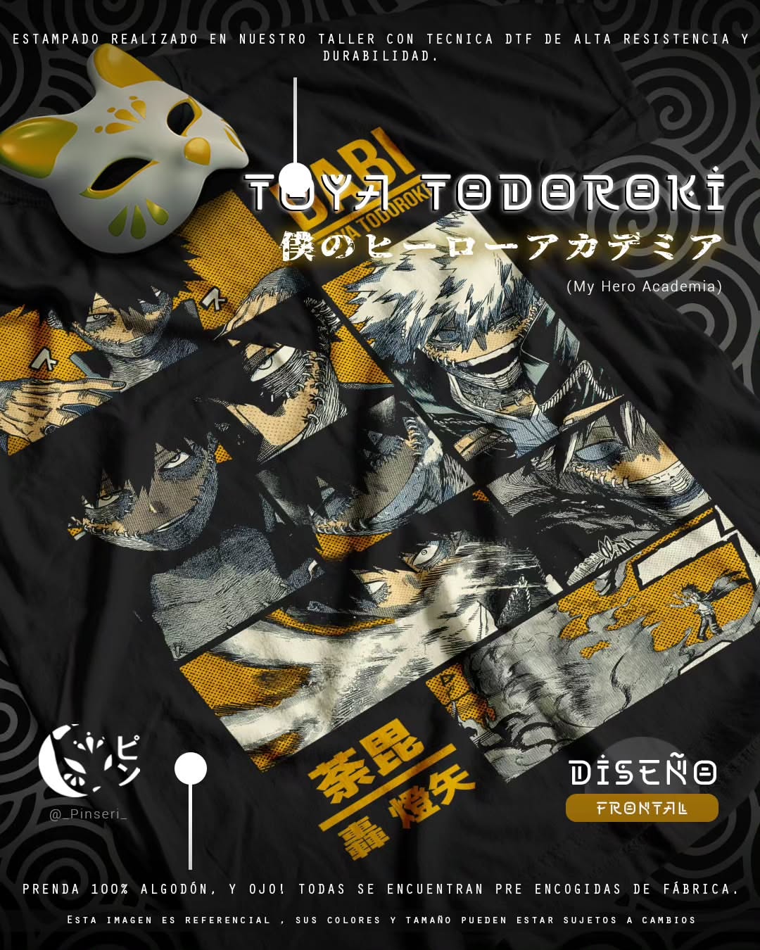 Diseño Toya Todoroki - My Hero Academia Tradicional