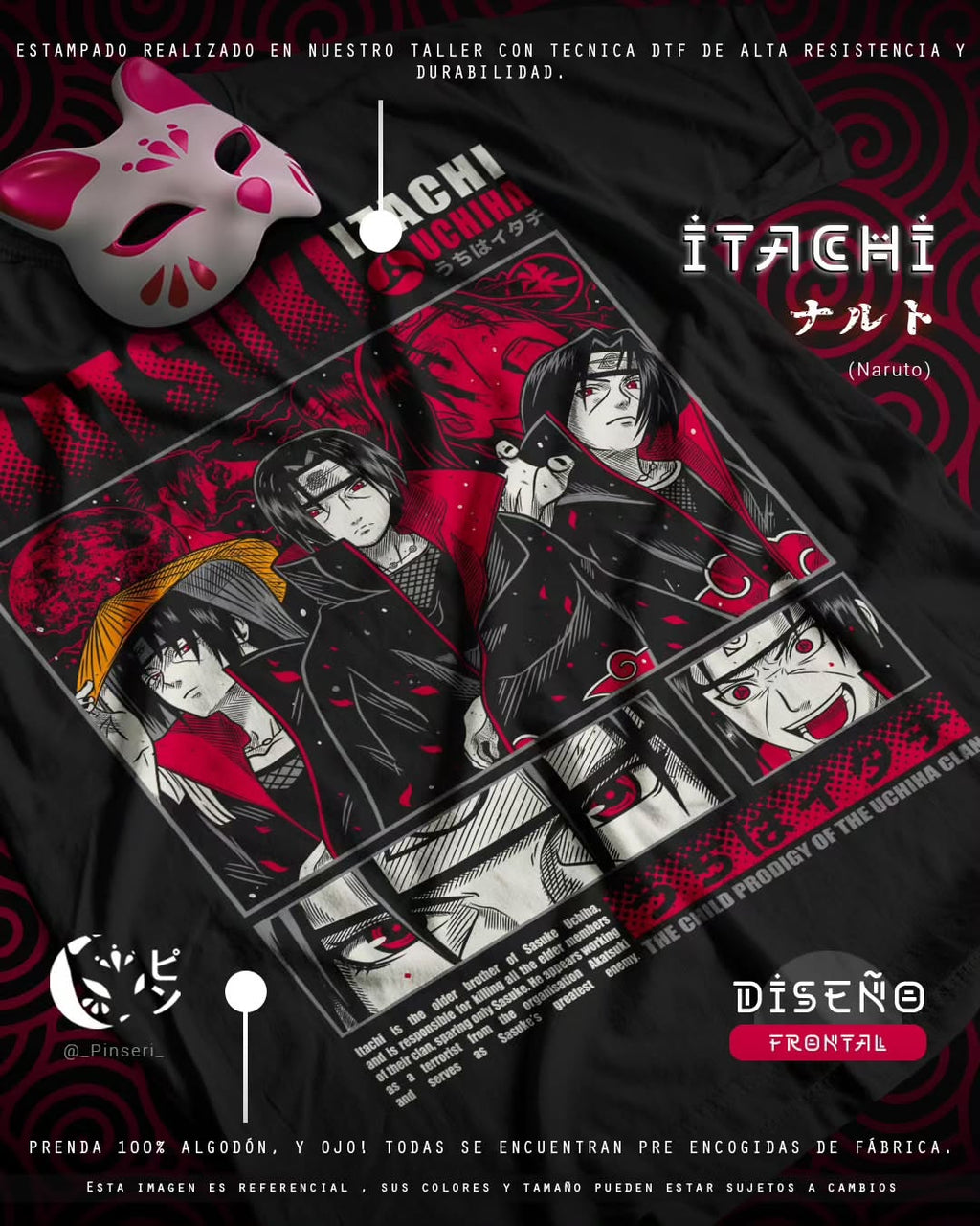 Diseño Itachi - Naruto Tradicional