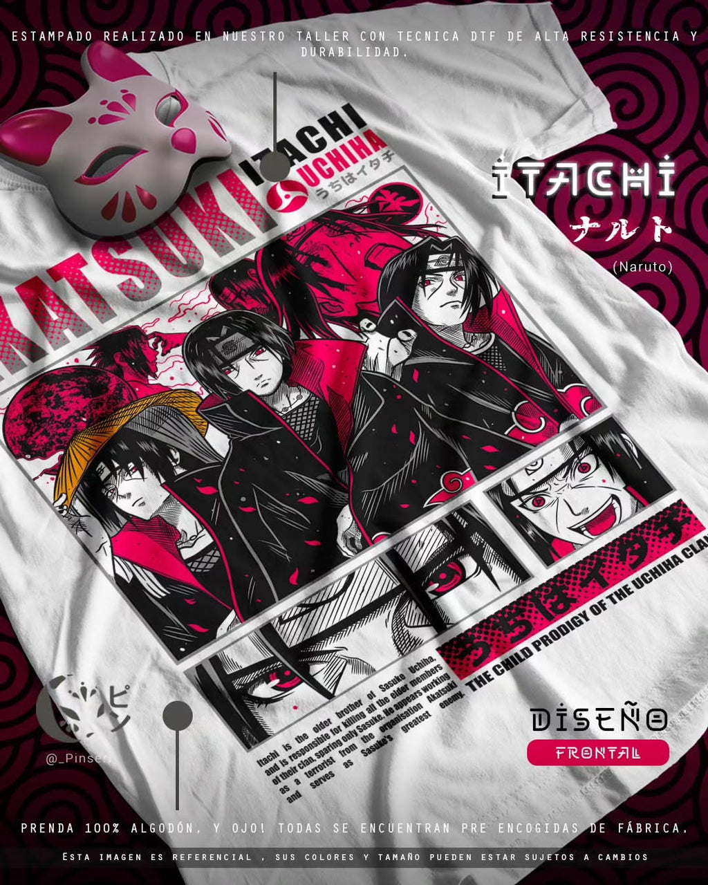 Diseño Itachi - Naruto Tradicional