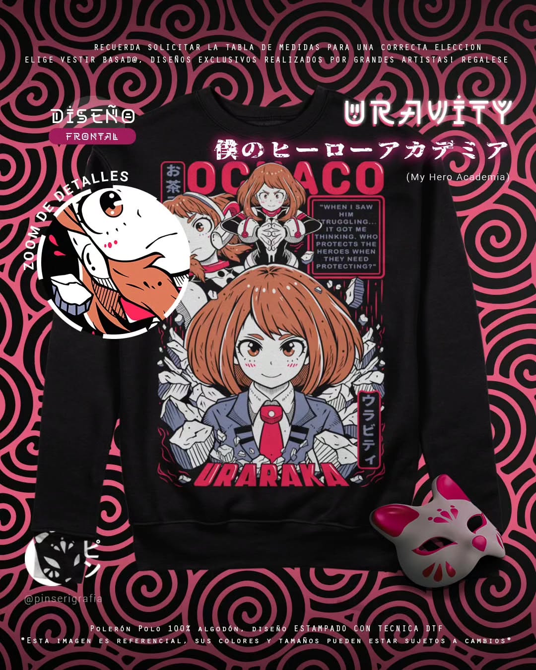 Polo Uravity - My Hero Academia Tradicional