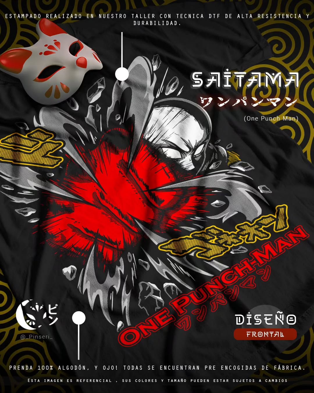Diseño Saitama - One Punch-Man Tradicional