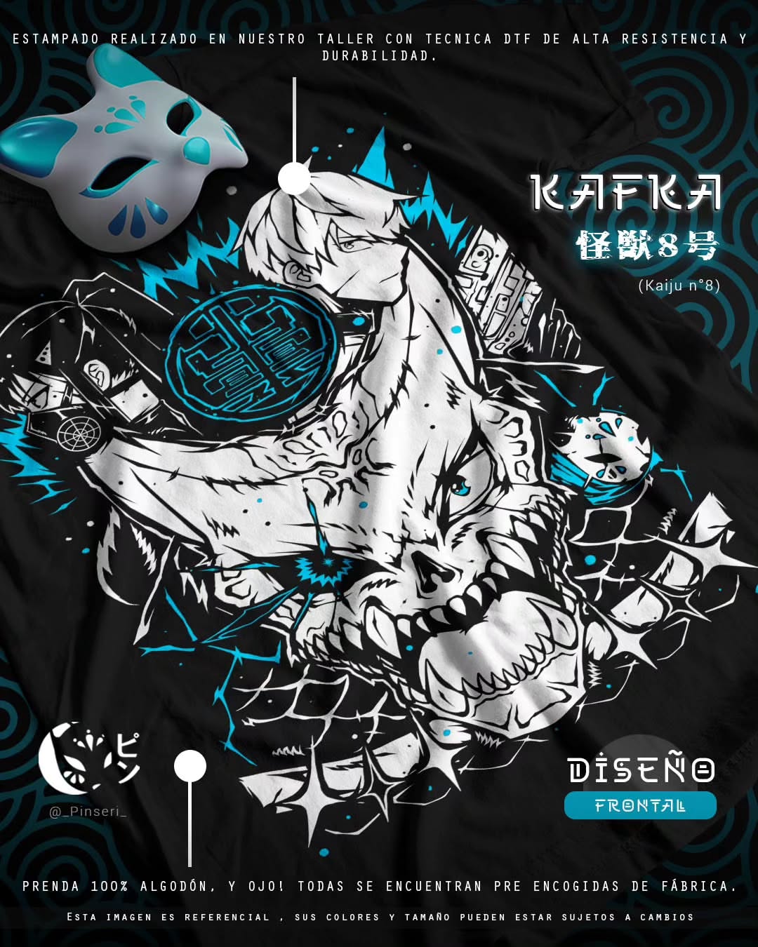Diseño Kafka - Kaiju nº 8 Tradicional
