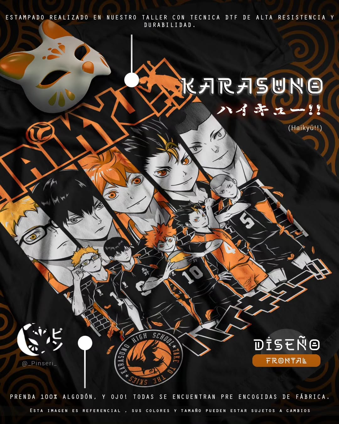 Diseño Karasuno - Haikyū!! Tradicional