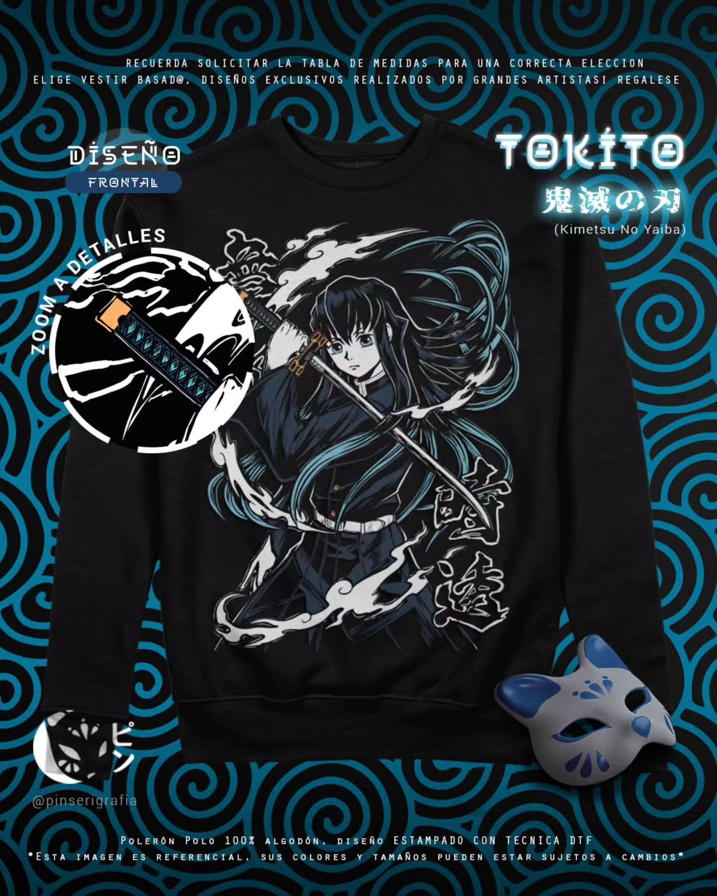 Polo Muhichiro Tokito (v2) - Kimetsu no Yaiba