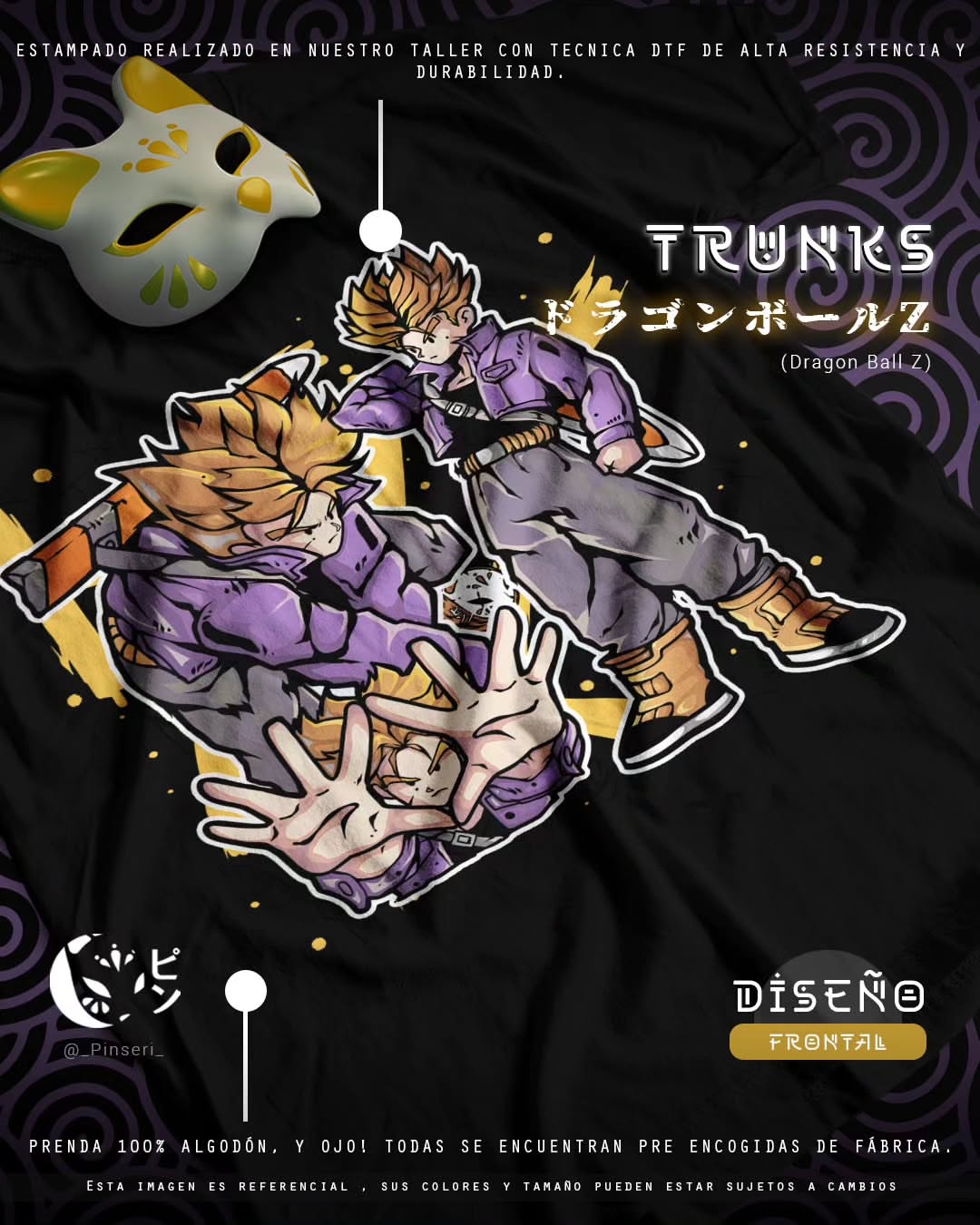 Diseño Trunks - Dragon Ball Z Tradicional