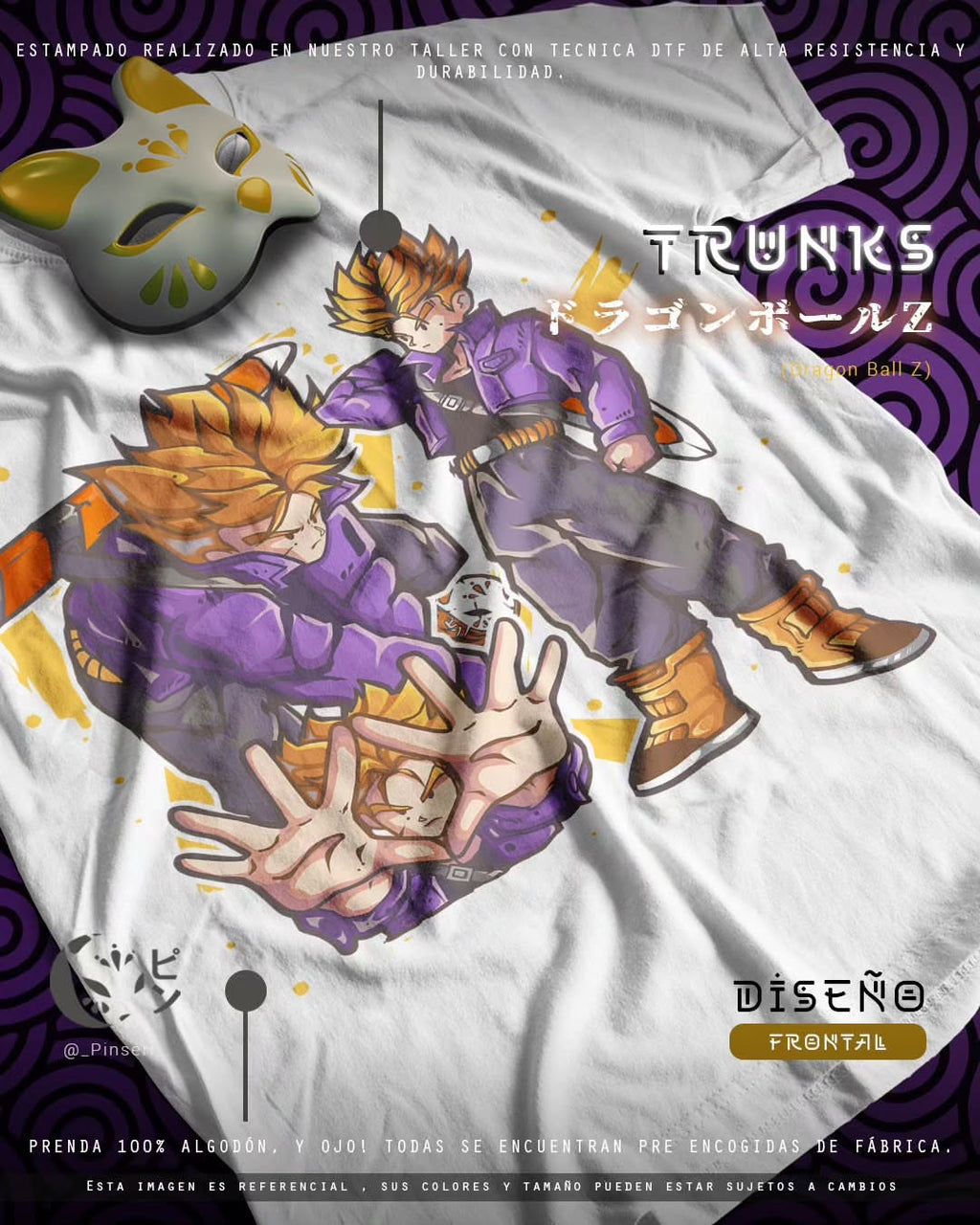 Diseño Trunks - Dragon Ball Z Tradicional