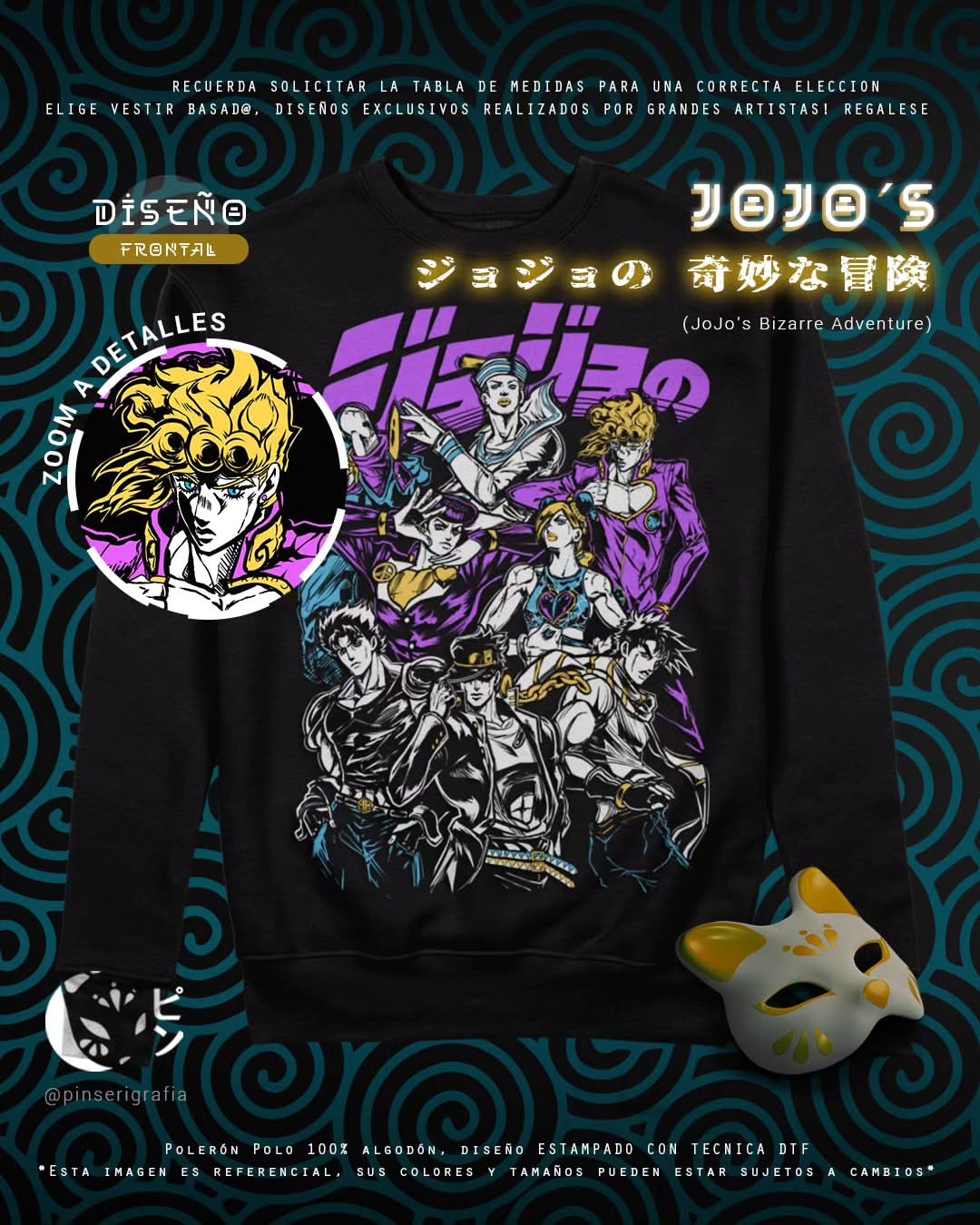 Polo Diseño JoJo's - JoJo's Bizarre Adventure
