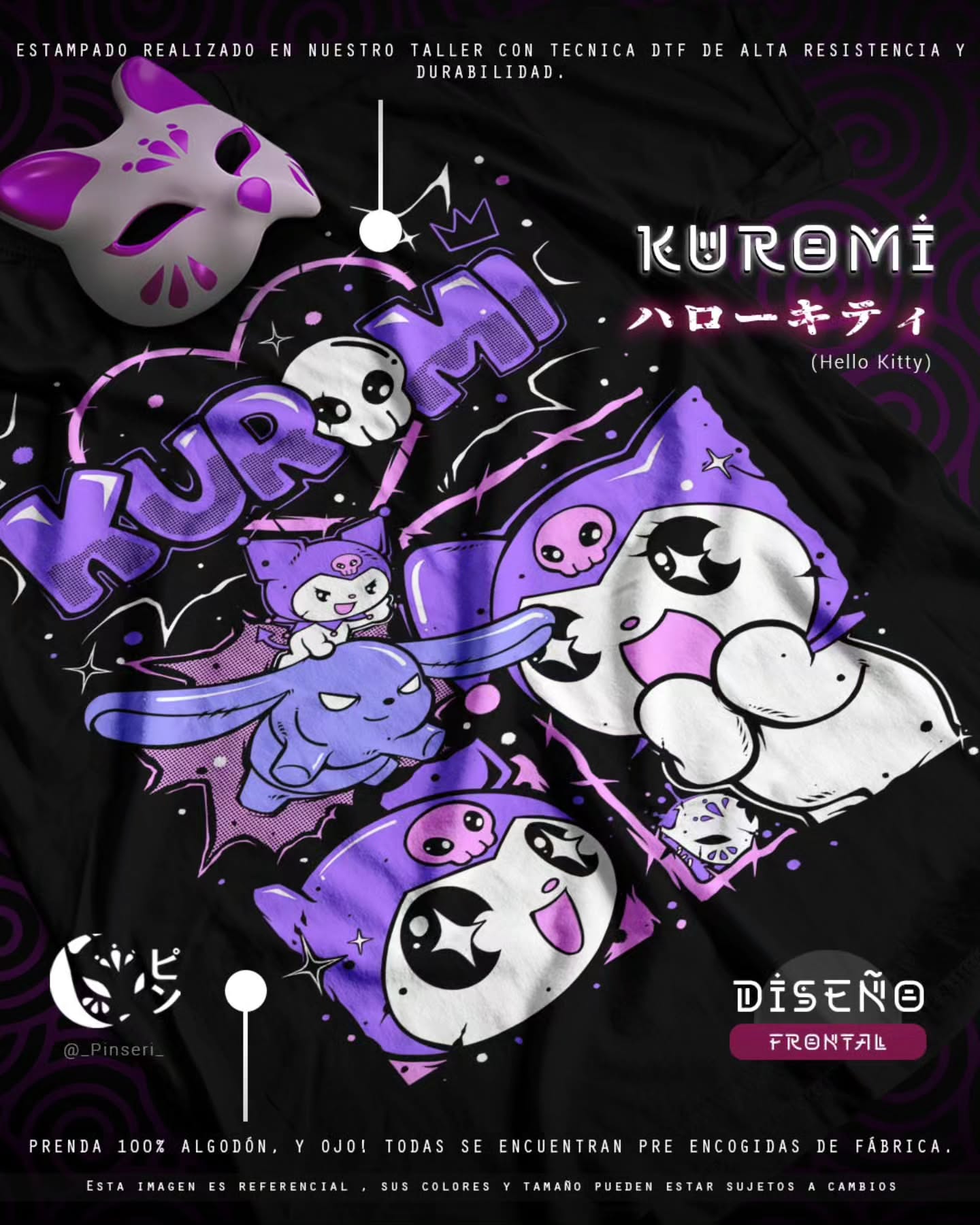 Diseño Kuromi Tradicional
