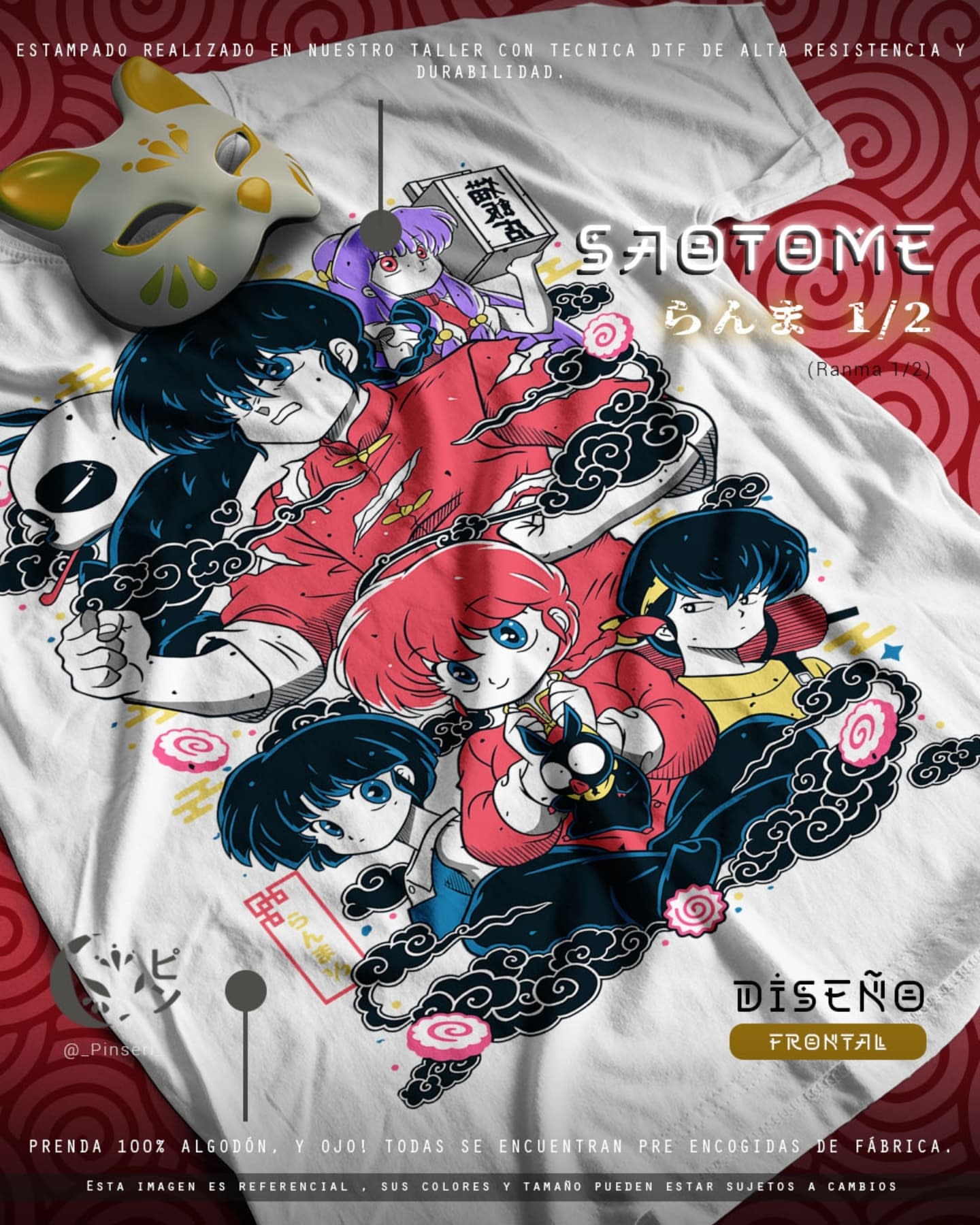 Diseño Saotome - Ranma ½ Tradicional