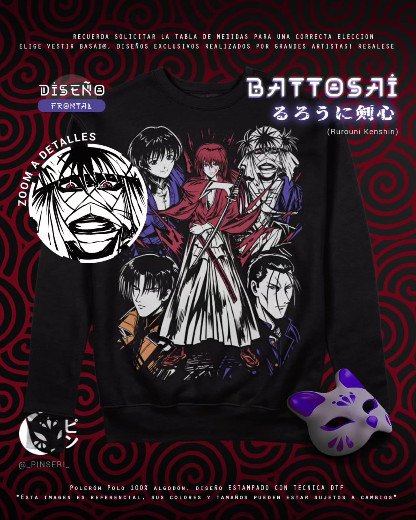 Polo Battosai- Rurouni Kenshin Tradicional