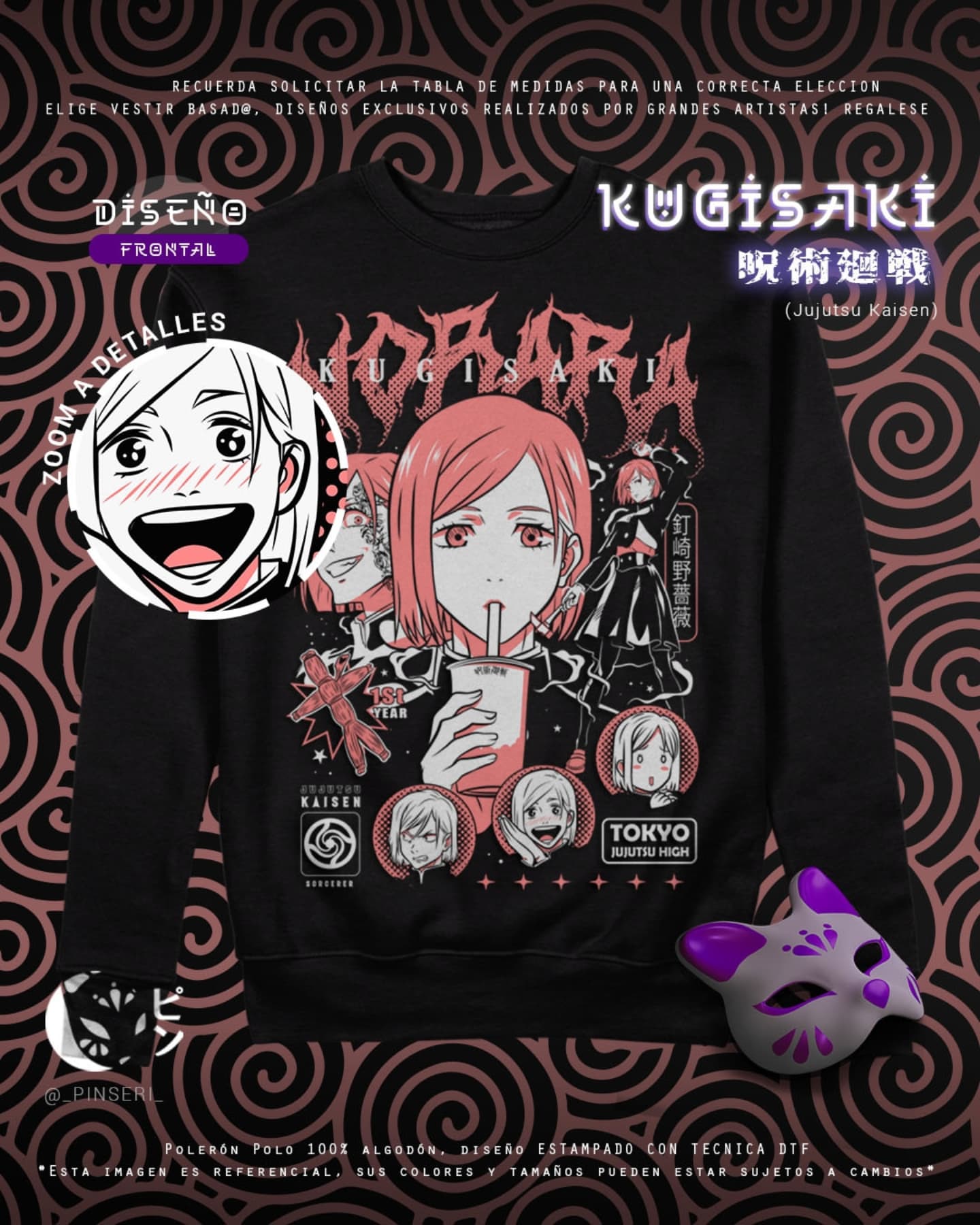 Polo Kugisaki - Jujutsu Kaisen Tradicional