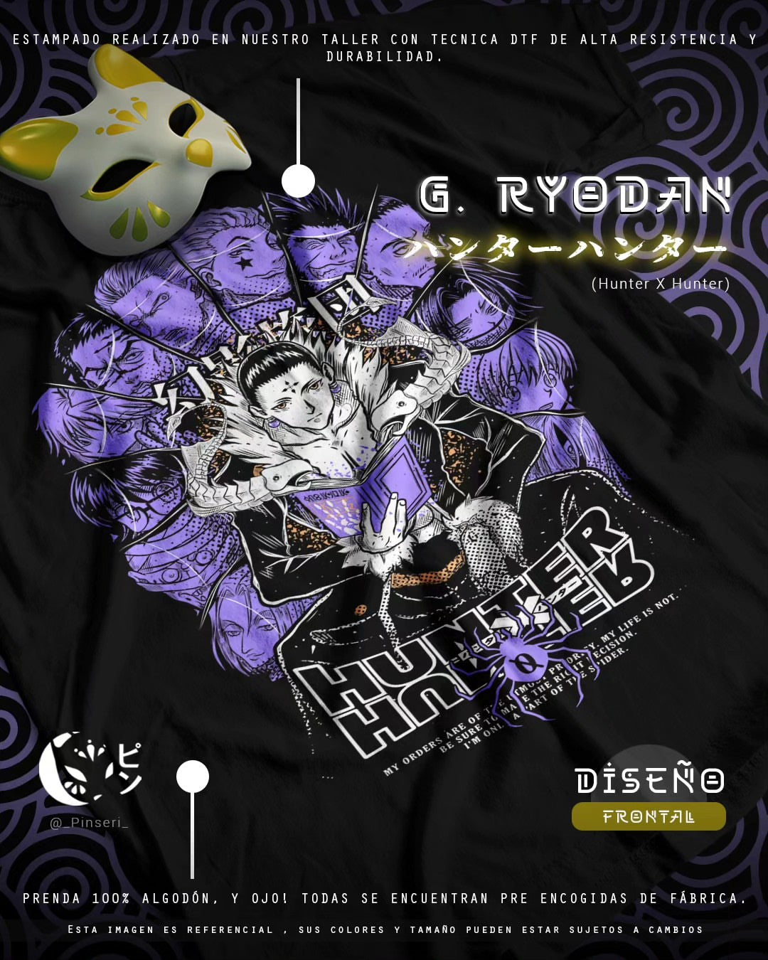 Diseño Gen'ei Ryodan - Hunter × Hunter Tradicional