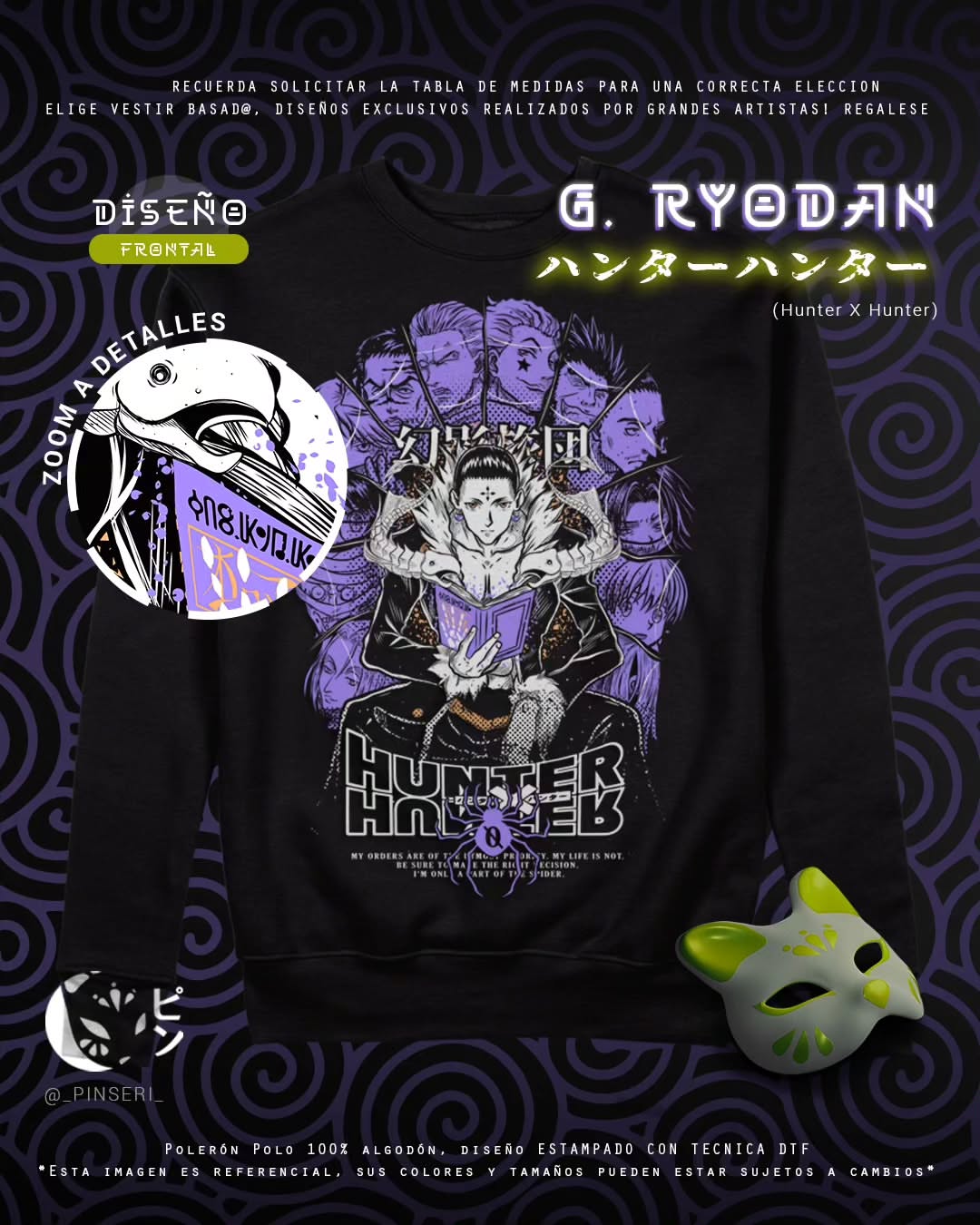Polo Gen'ei Ryodan - Hunter × Hunter Tradicional