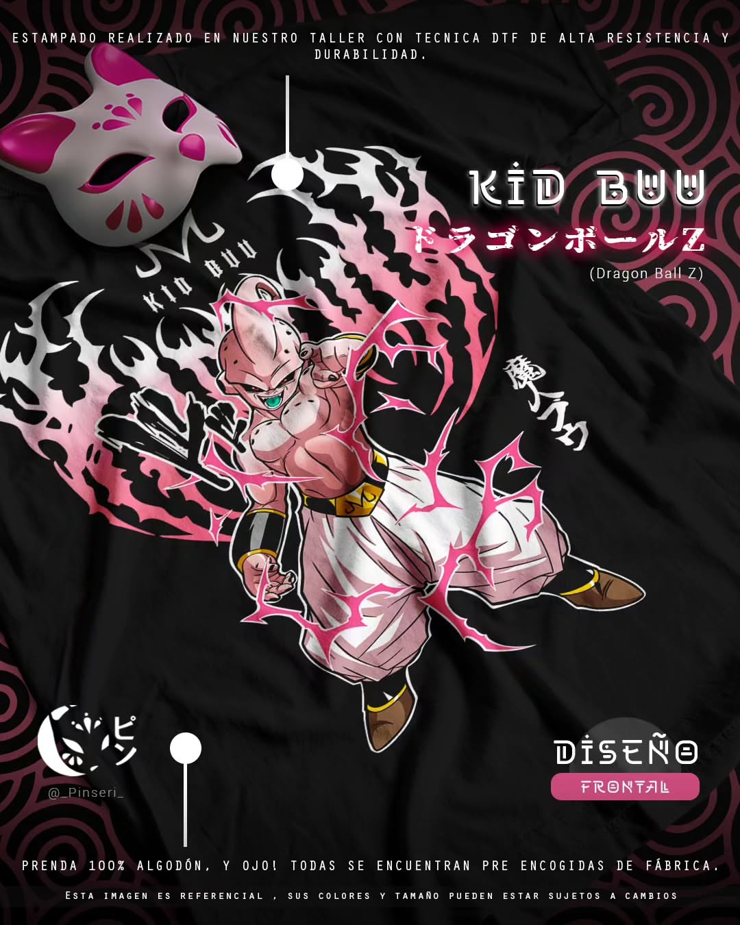 Diseño Kid Buu - Dragon Ball Z Tradicional