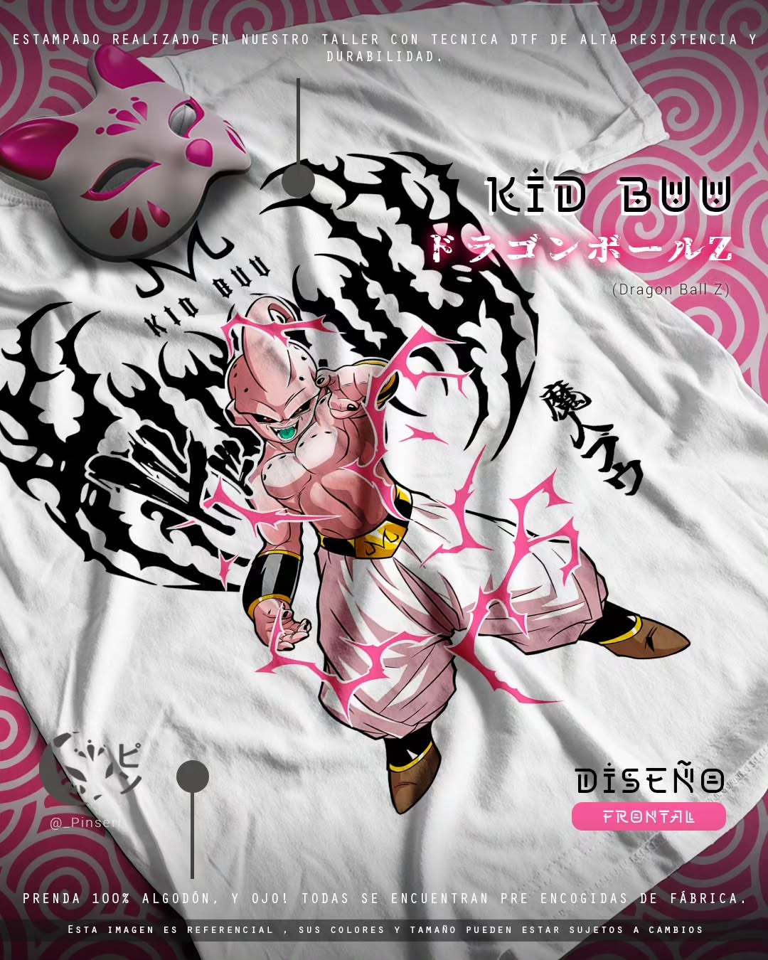 Diseño Kid Buu - Dragon Ball Z Tradicional