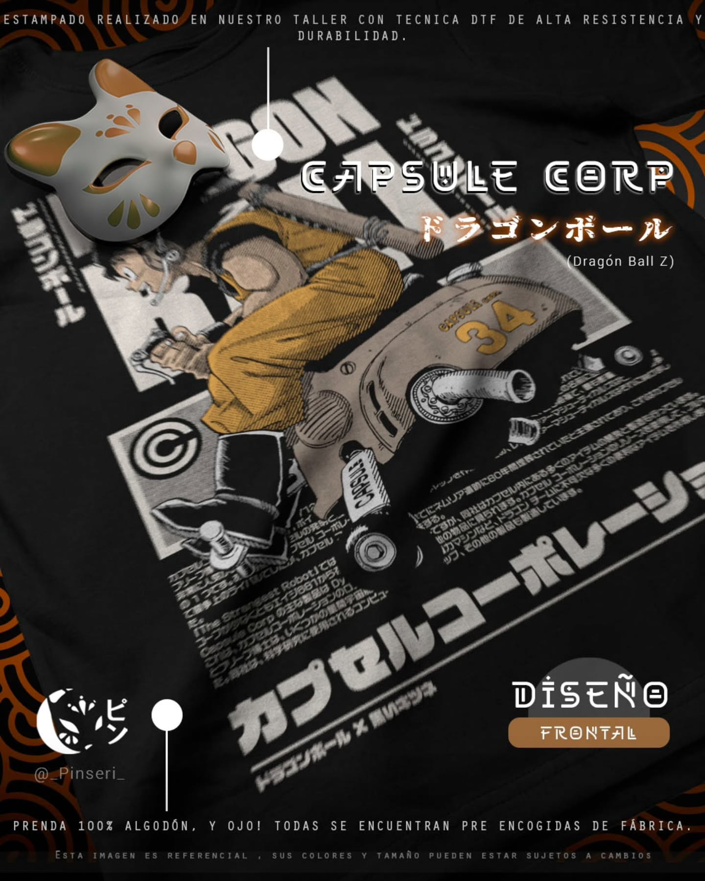Diseño Capsule Corp - Dragon Ball Z Tradicional