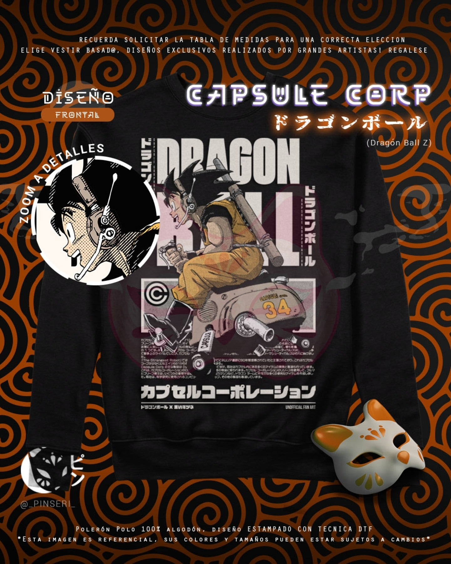 Polo Capsule Corp - Dragon Ball Z