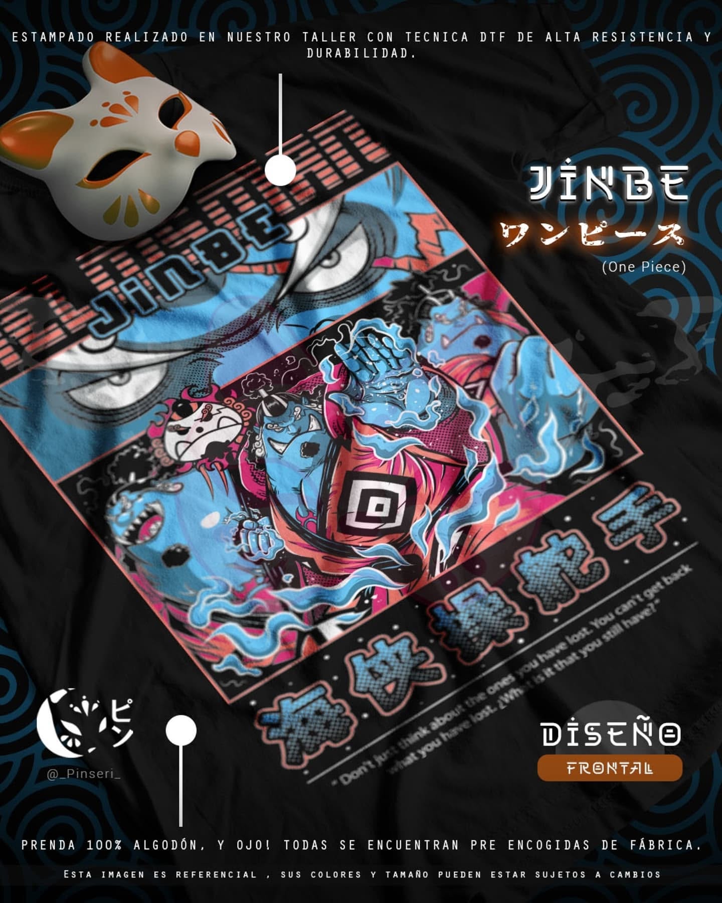 Diseño Jinbē - One Piece Tradicional