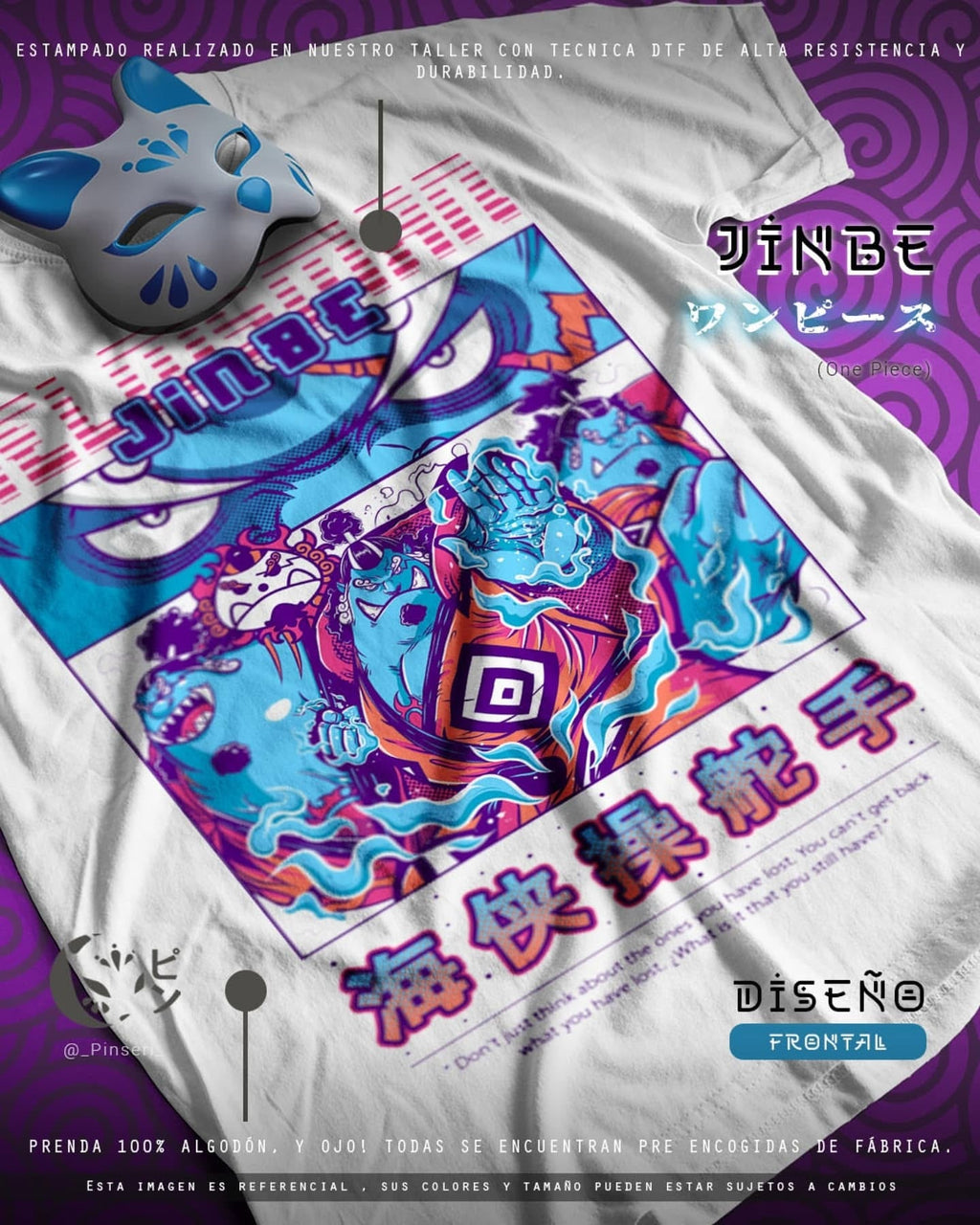 Diseño Jinbē - One Piece Tradicional