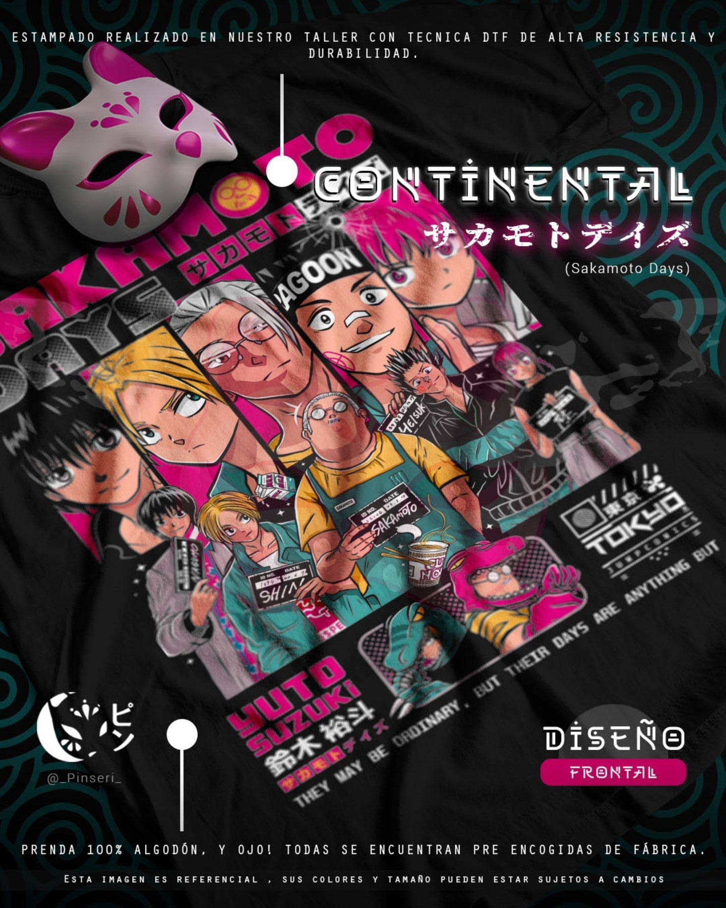 Diseño Continental - Sakamoto Days Tradicional
