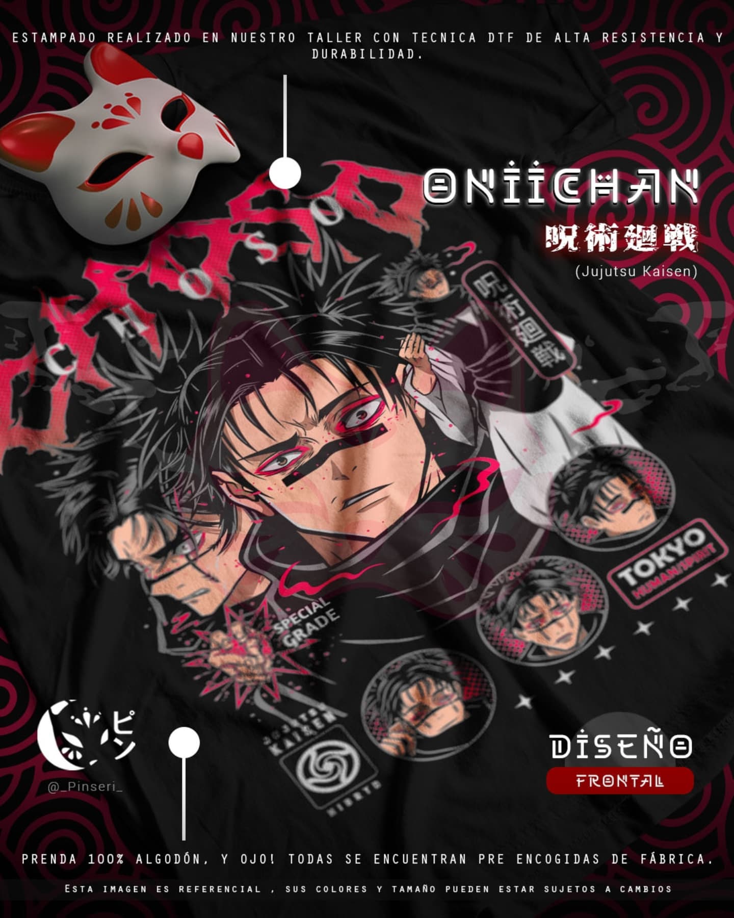 Diseño Choso - Jujutsu Kaisen Tradicional